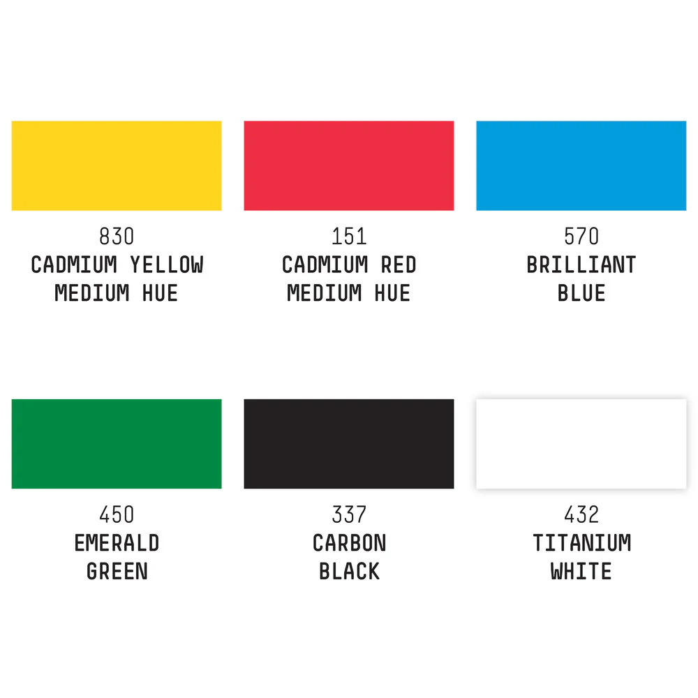 Acrylic Marker Set - 6x2mm - Classics - Image 3