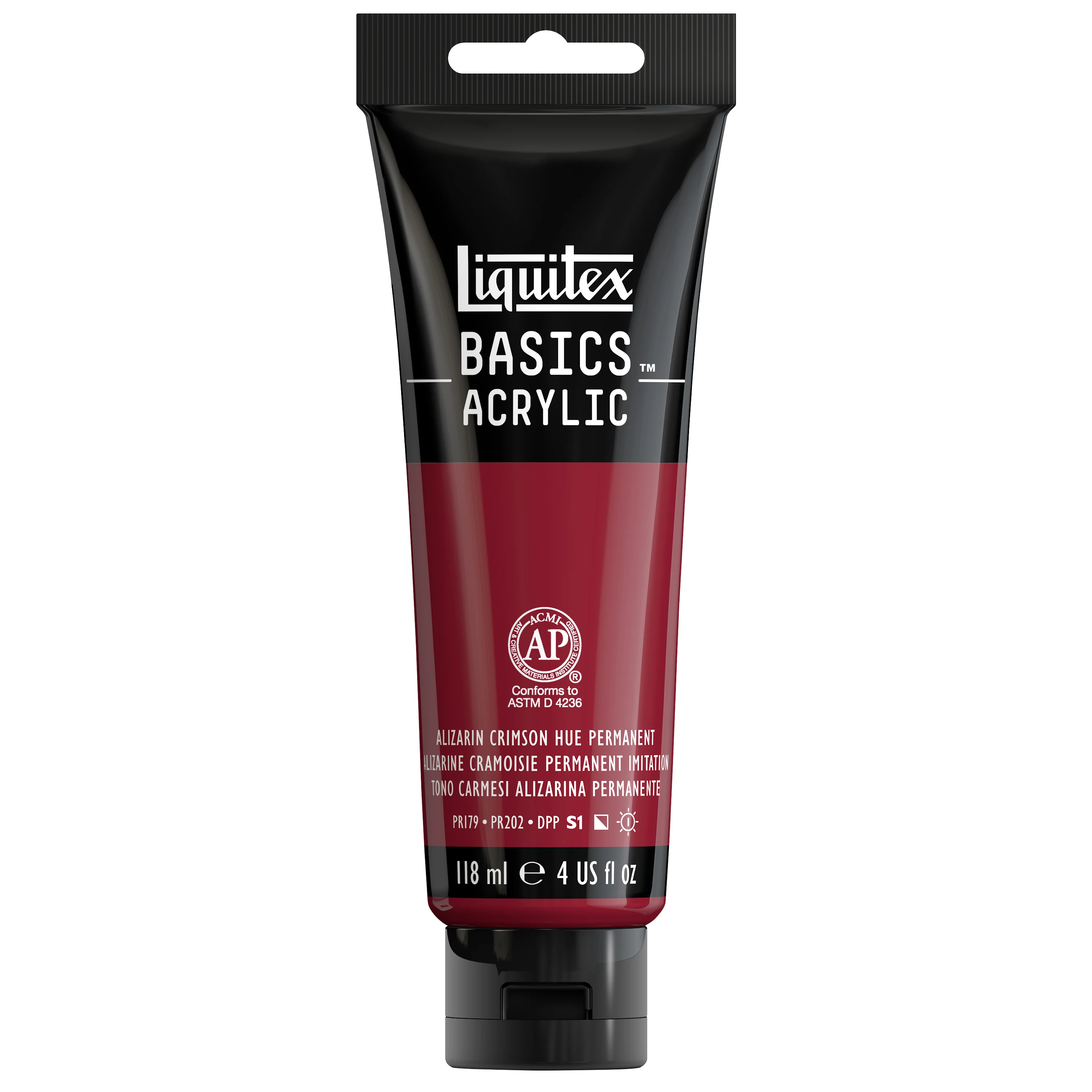 Basics Acrylic Color - Alizarin Crimson Hue Permanent - Image 3