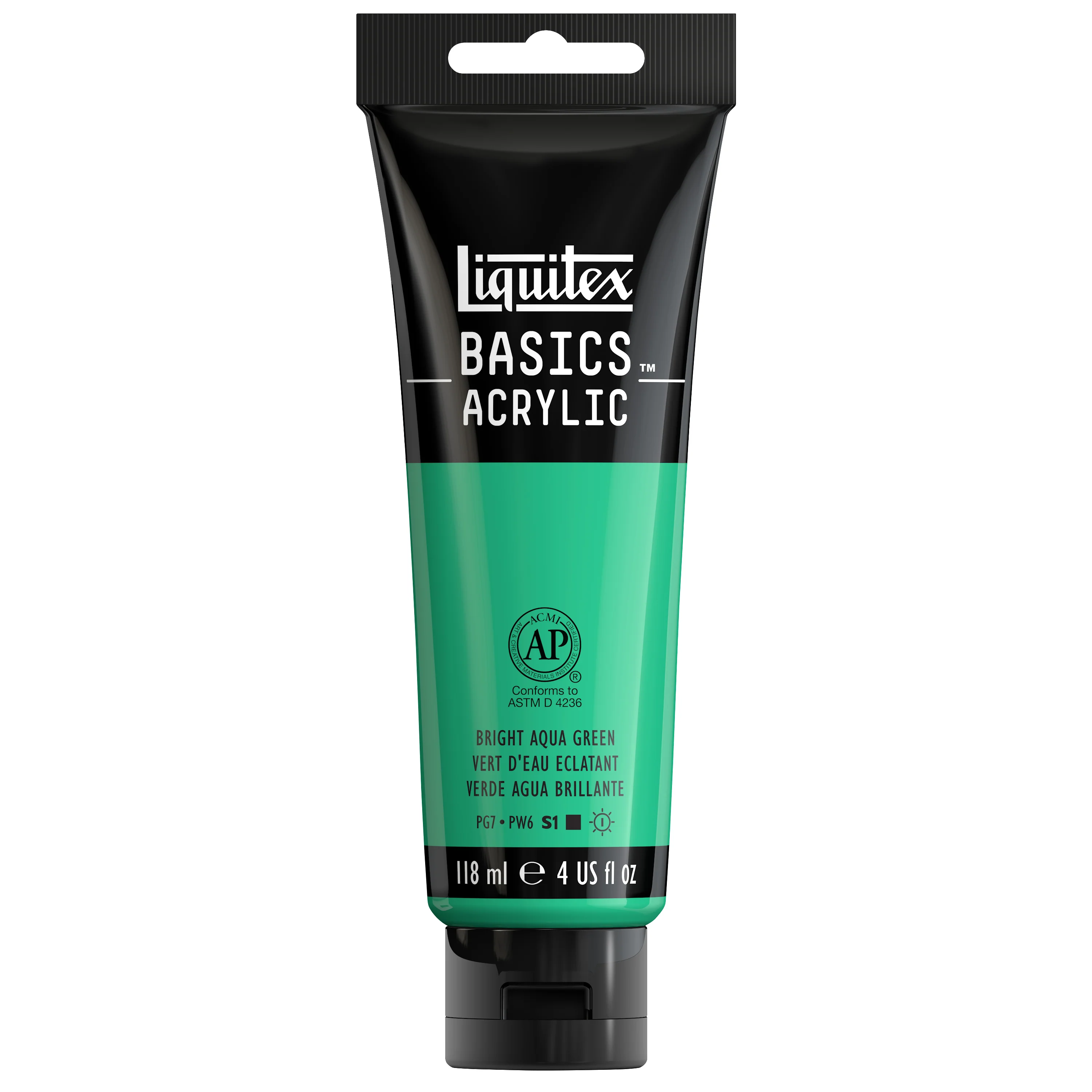 Basics Acrylic Color - Bright Aqua Green - Image 3