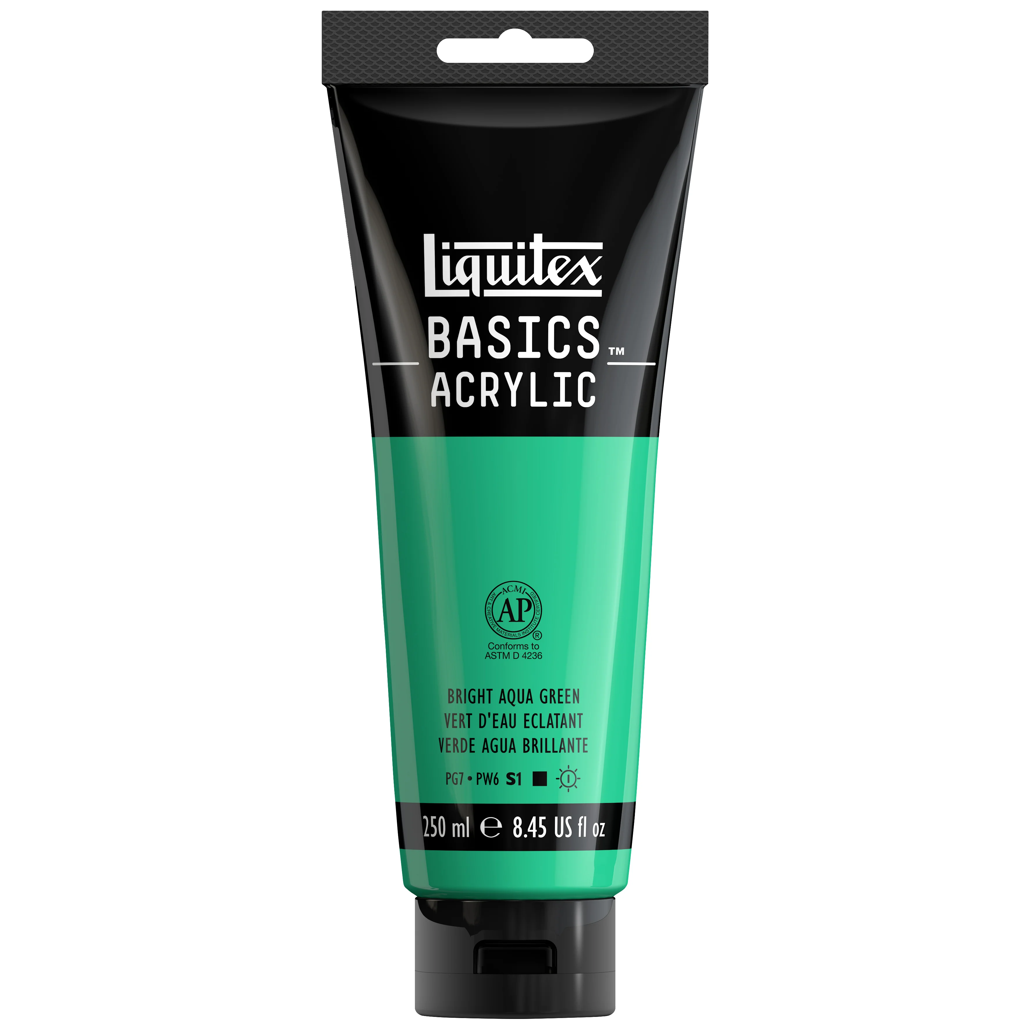 Basics Acrylic Color - Bright Aqua Green - Image 4