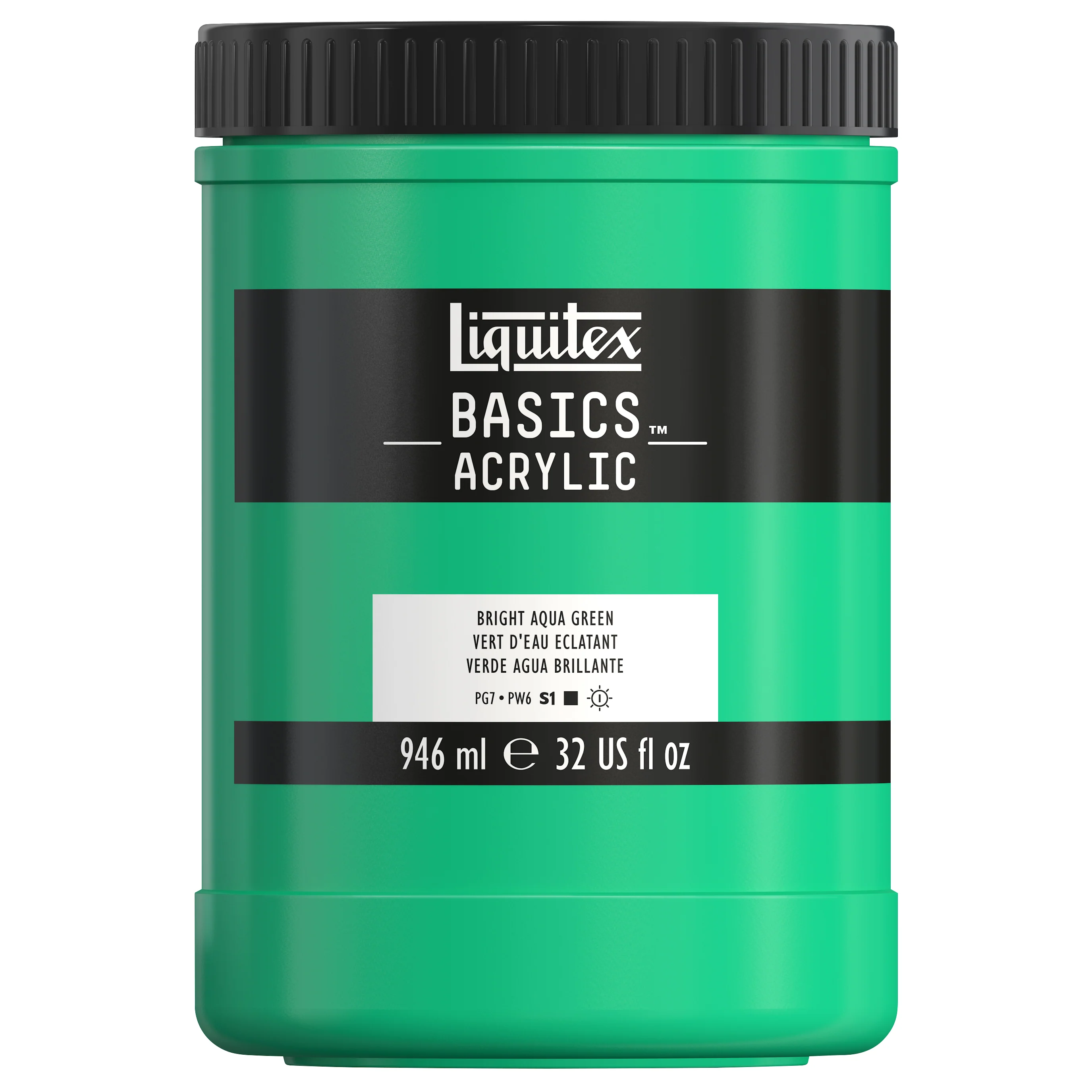 Basics Acrylic Color - Bright Aqua Green - Image 6