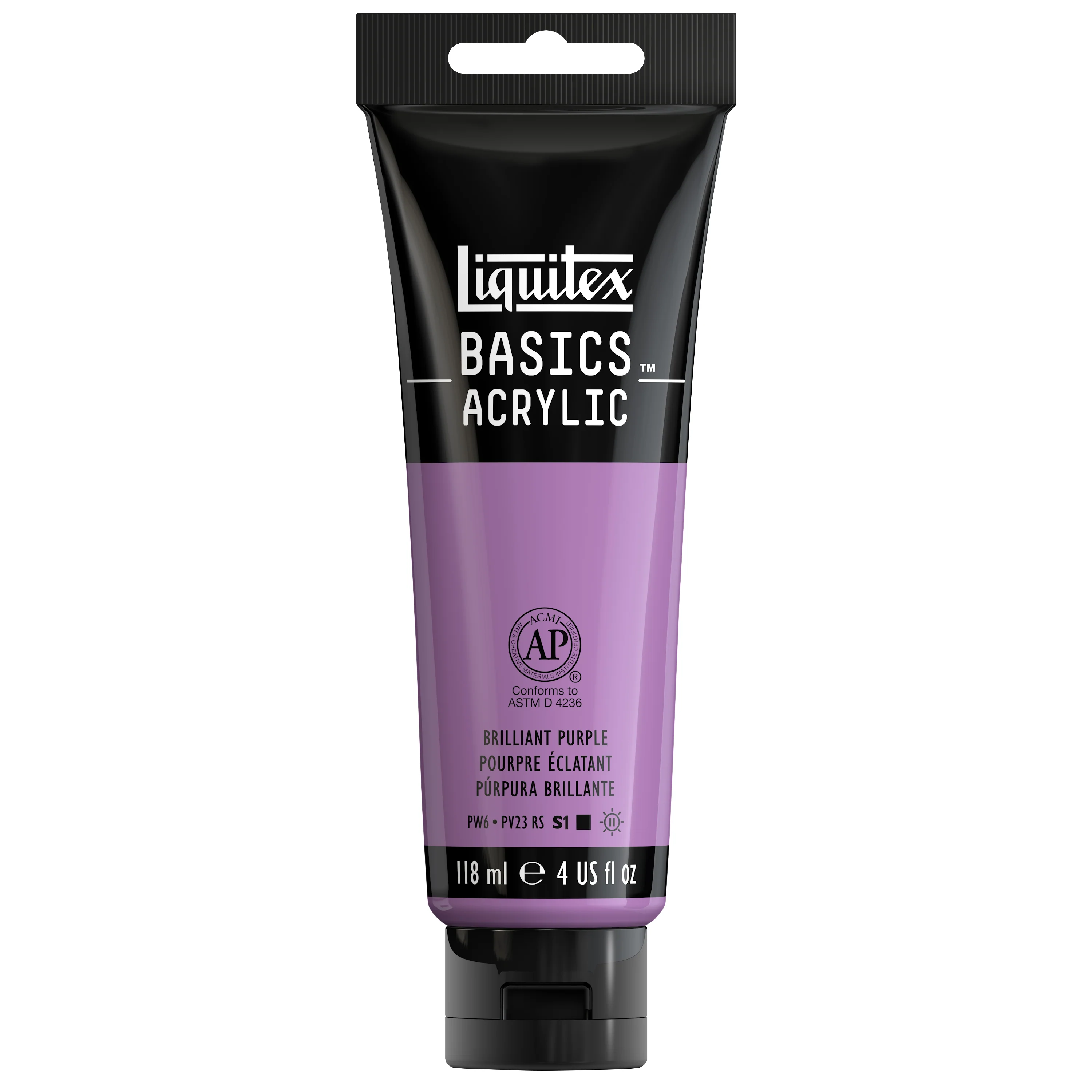 Basics Acrylic Color - Brilliant Purple - Image 3
