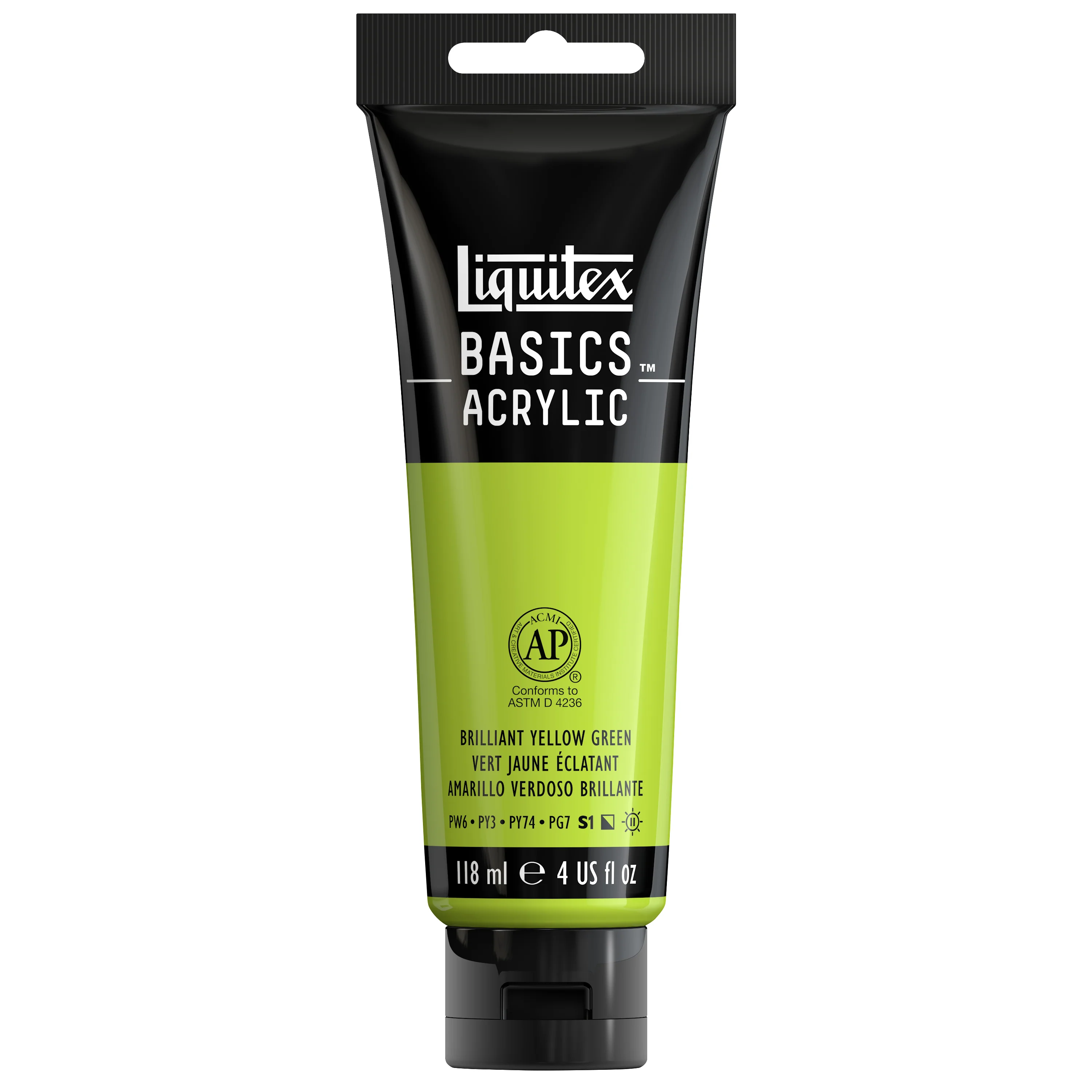 Basics Acrylic Color - Brilliant Yellow Green - Image 3