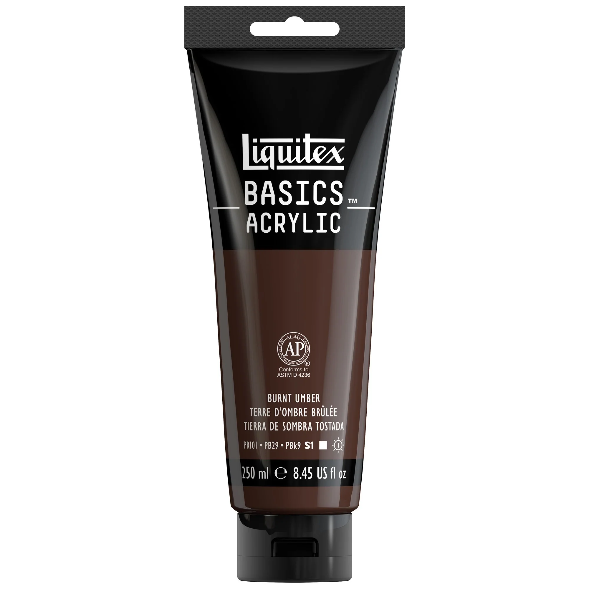 Basics Acrylic Color - Burnt Umber - Image 4