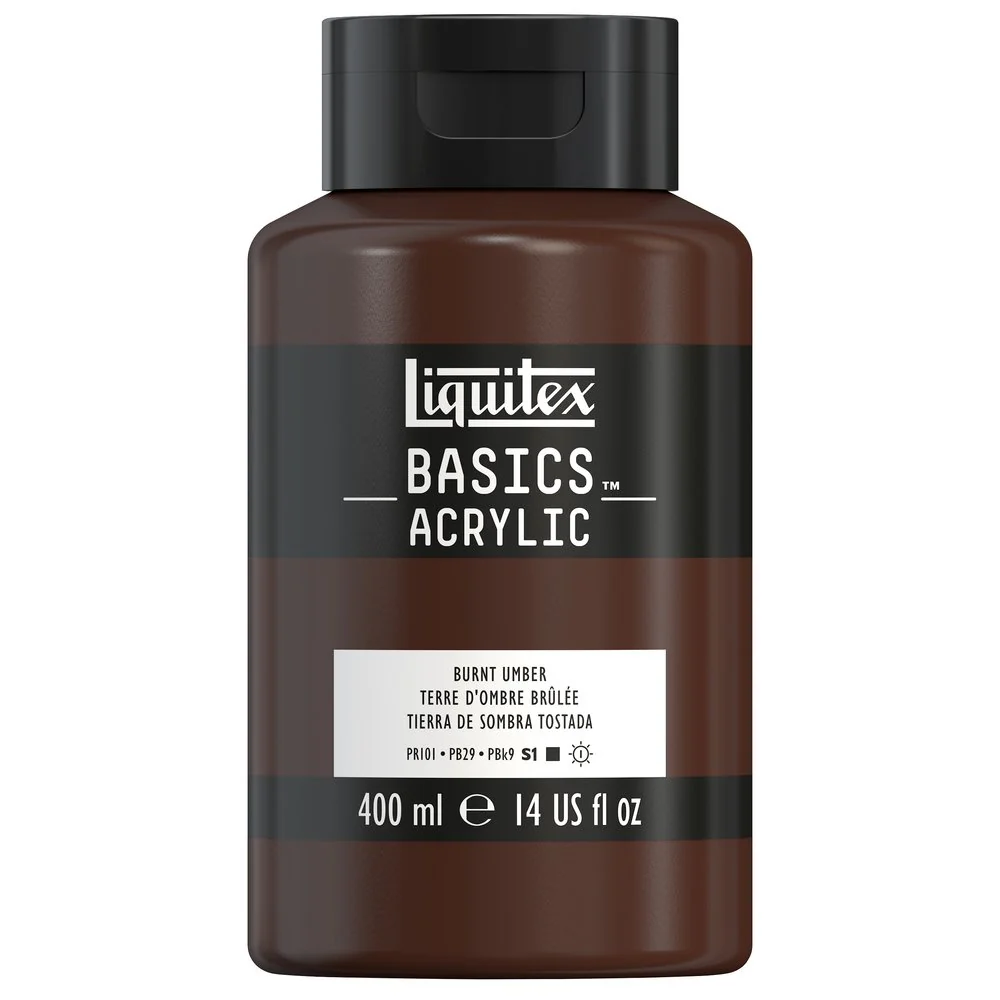 Basics Acrylic Color - Burnt Umber - Image 5