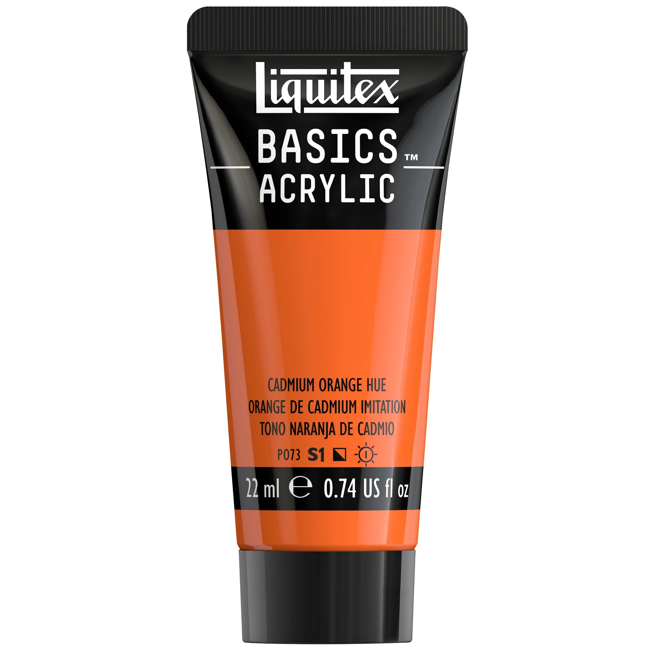 Basics Acrylic Color - Cadmium Orange Hue - Image 2