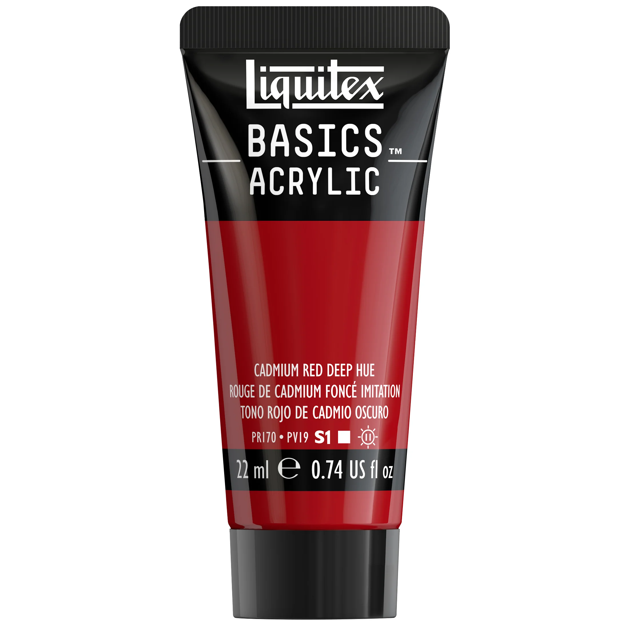 Basics Acrylic Color - Cadmium Red Deep Hue - Image 2