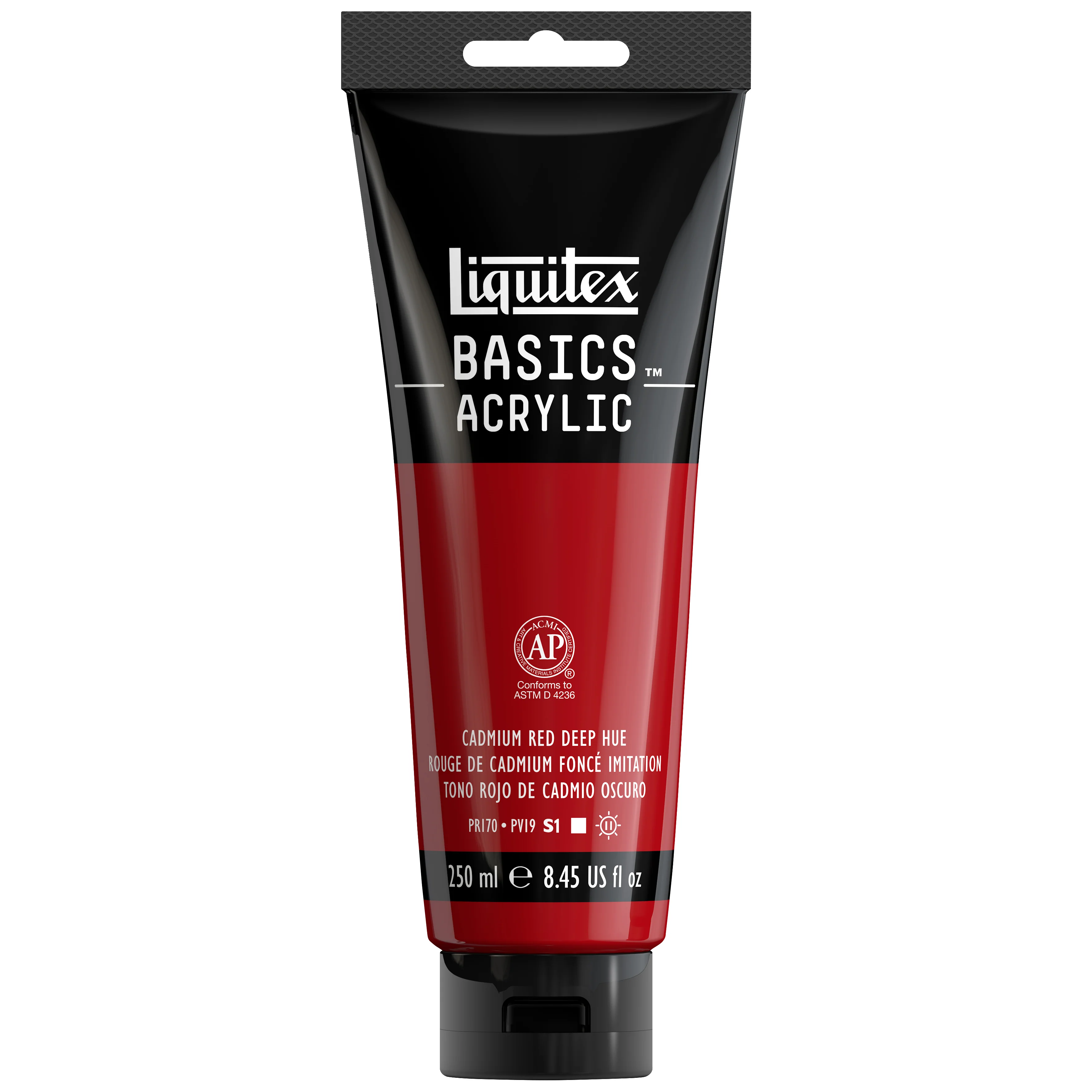 Basics Acrylic Color - Cadmium Red Deep Hue - Image 4