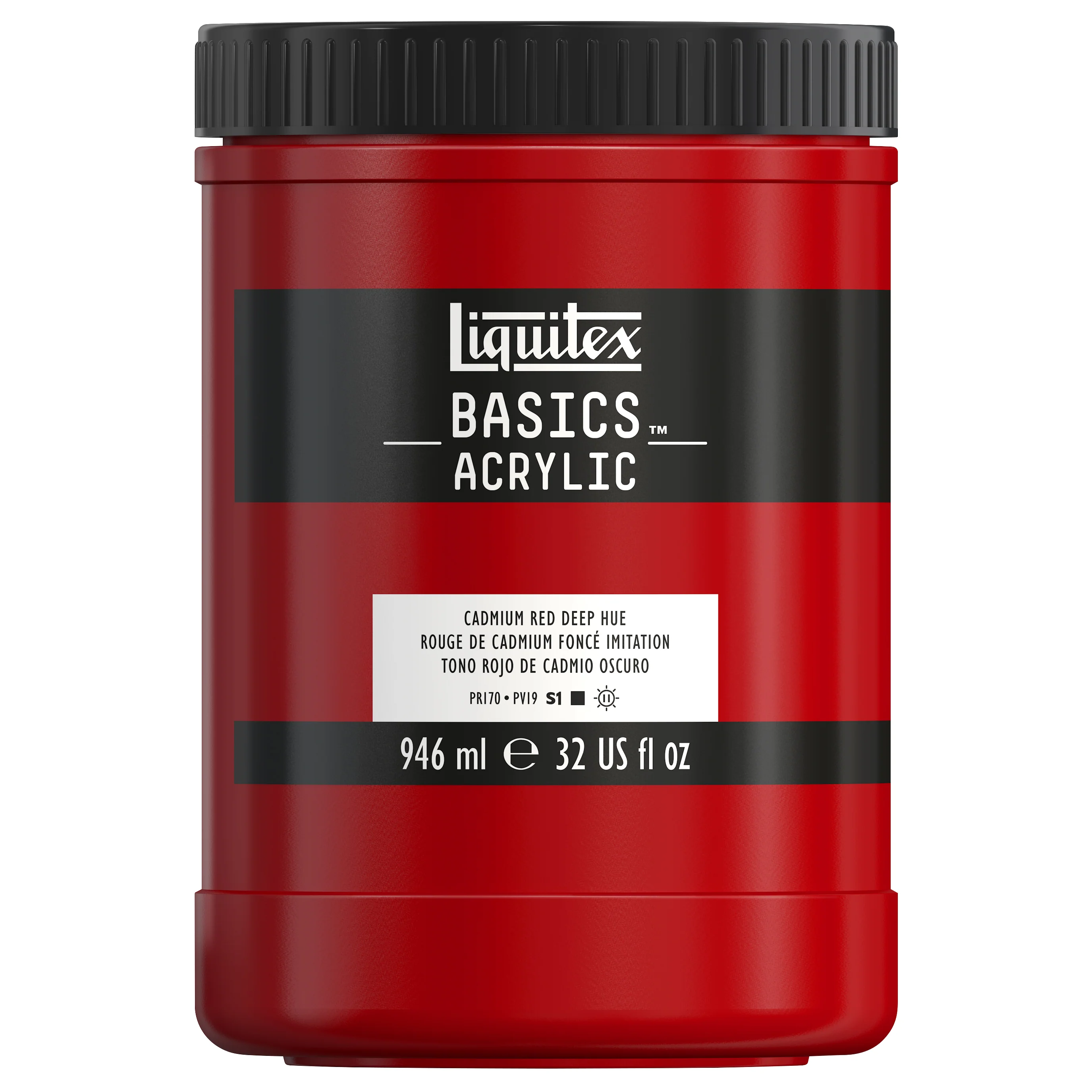 Basics Acrylic Color - Cadmium Red Deep Hue - Image 6