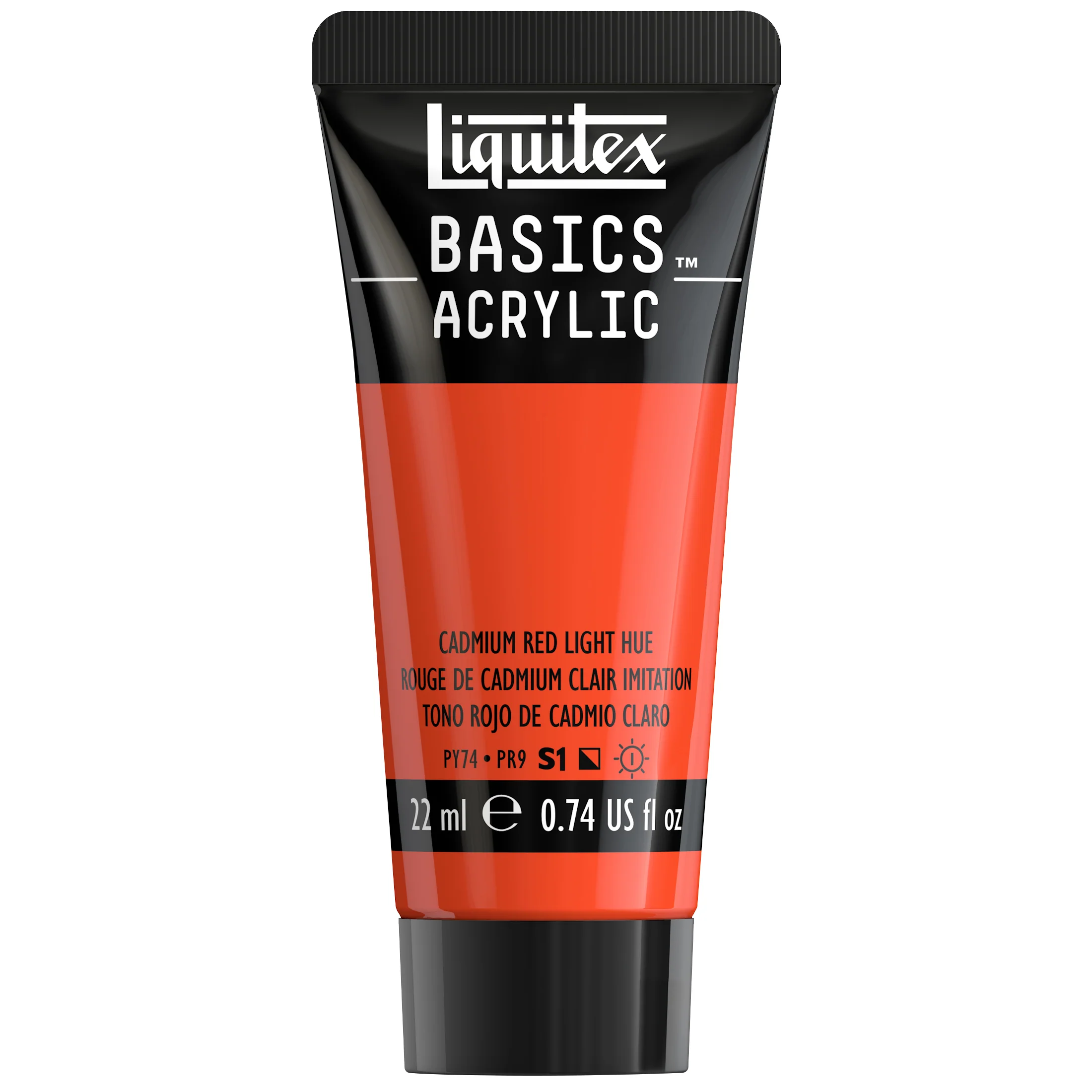 Basics Acrylic Color - Cadmium Red Light Hue - Image 2