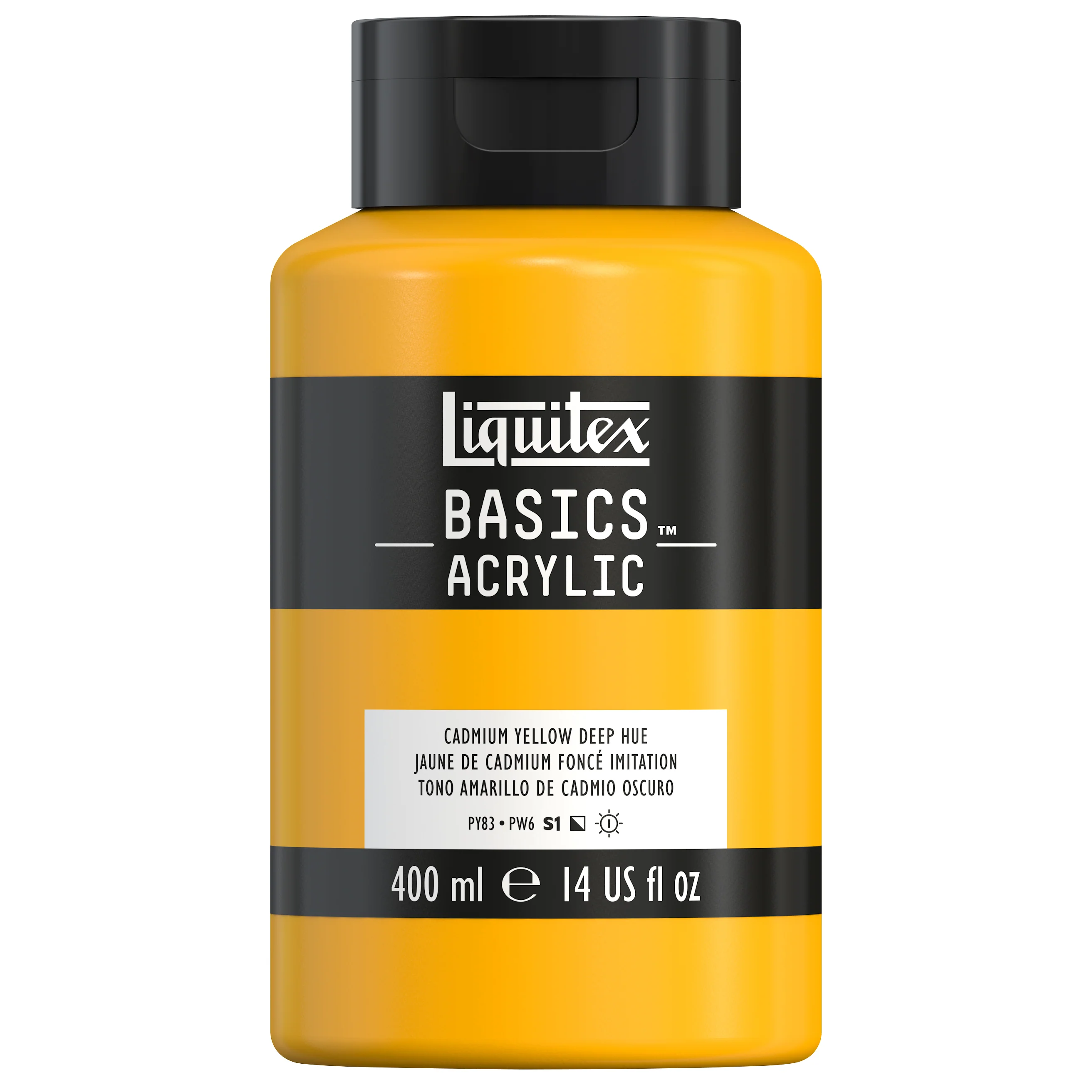 Basics Acrylic Color - Cadmium Yellow Deep Hue - Image 5