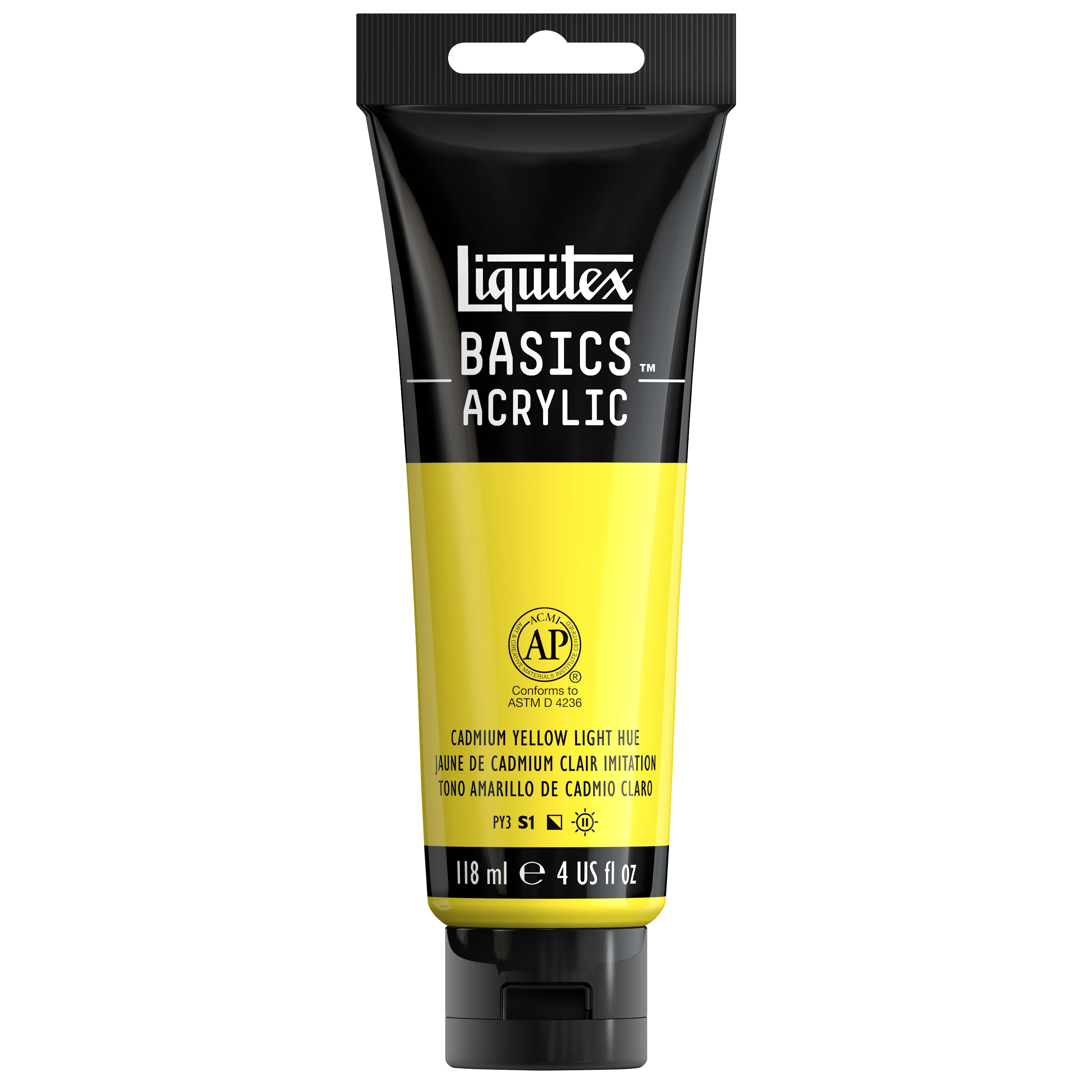 Basics Acrylic Color - Cadmium Yellow Light Hue - Image 3