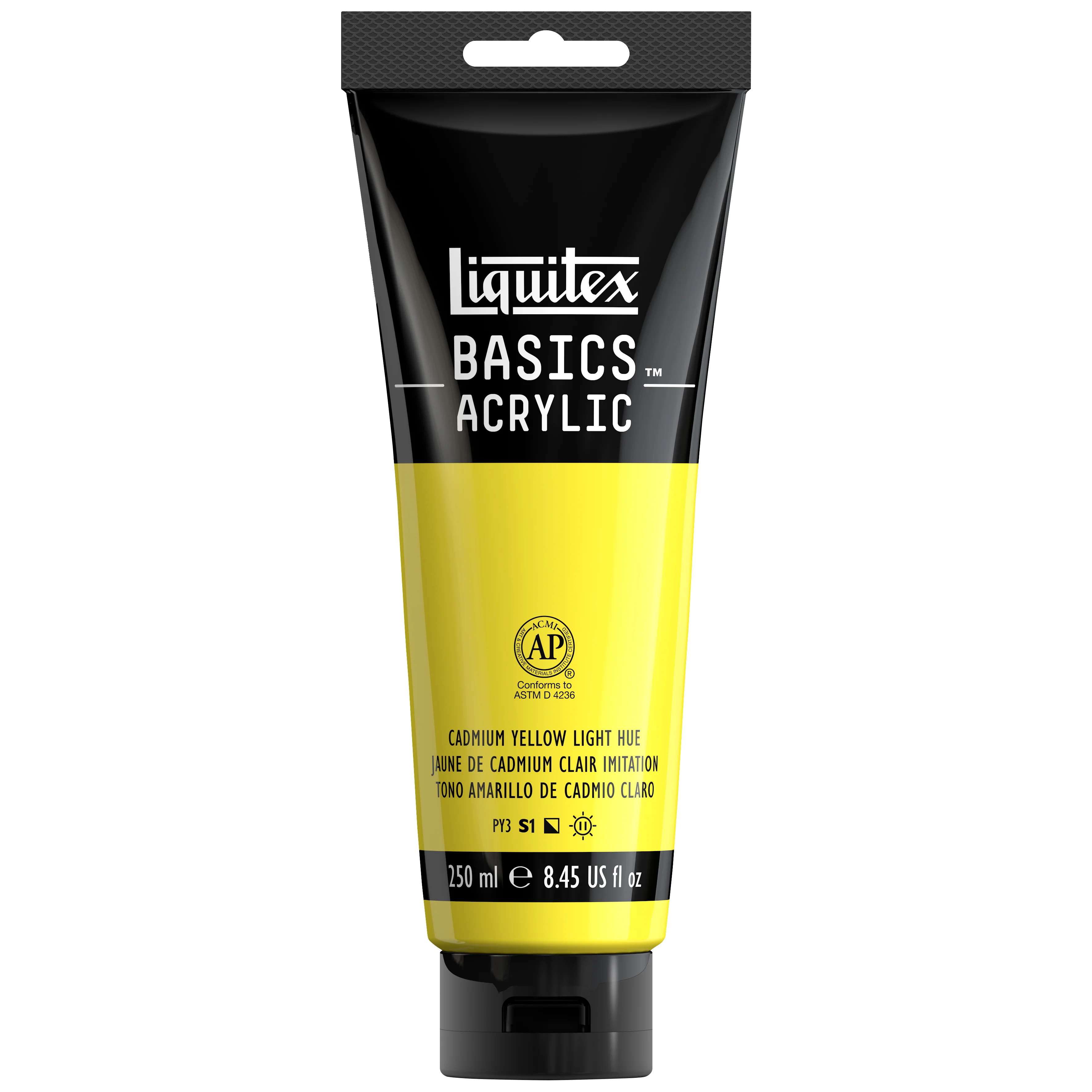 Basics Acrylic Color - Cadmium Yellow Light Hue - Image 4