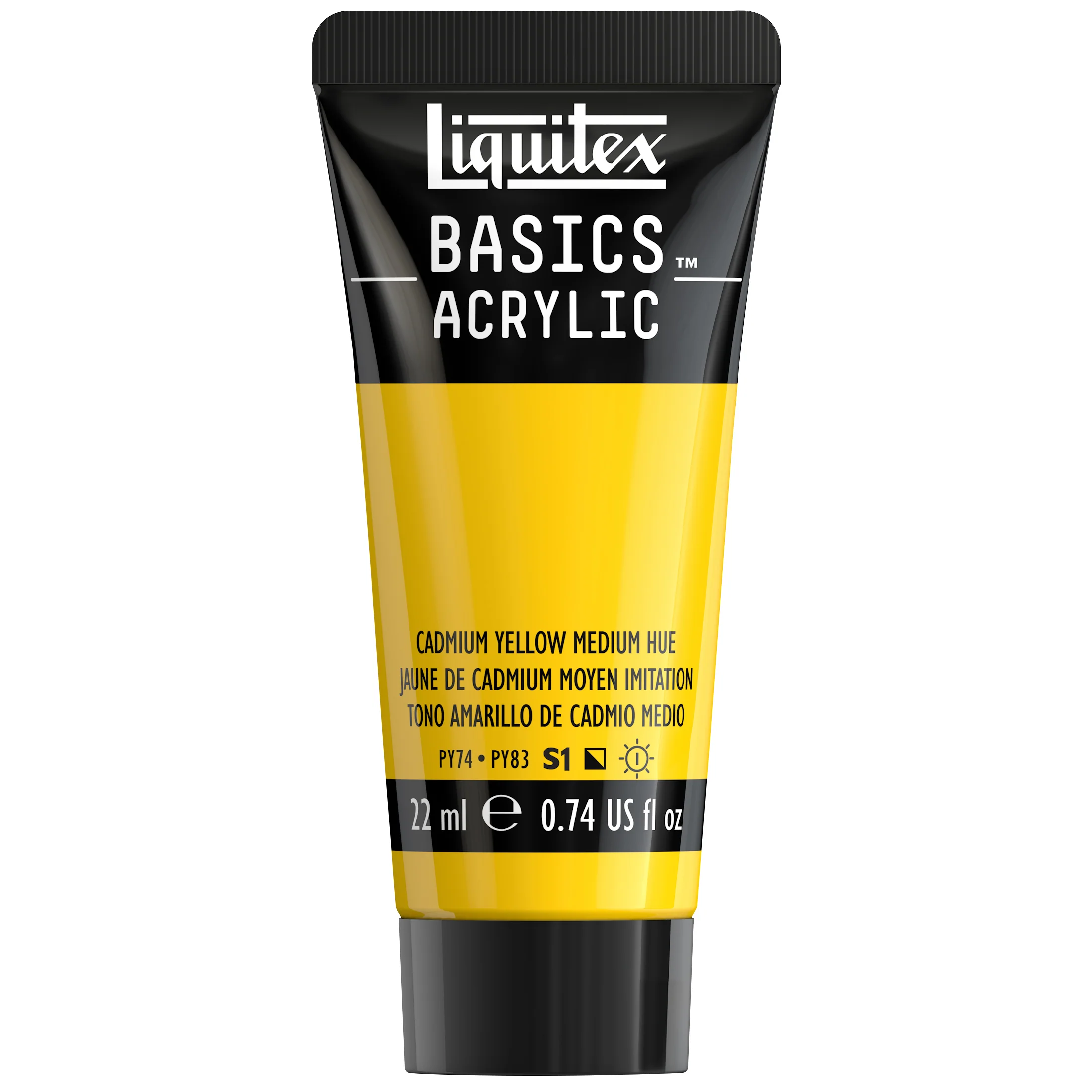 Basics Acrylic Color - Cadmium Yellow Medium Hue - Image 2