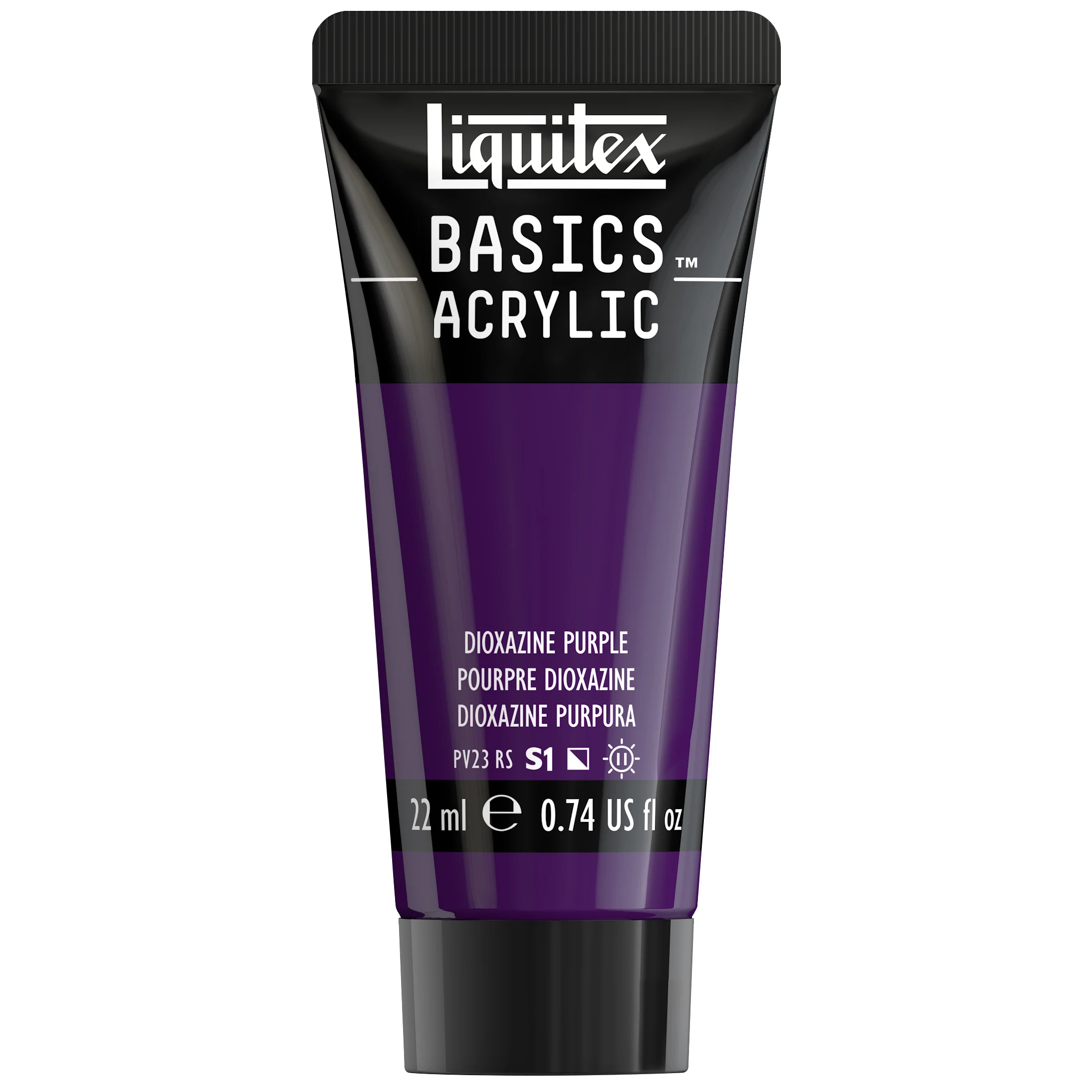 Basics Acrylic Color - Dioxazine Purple - Image 2