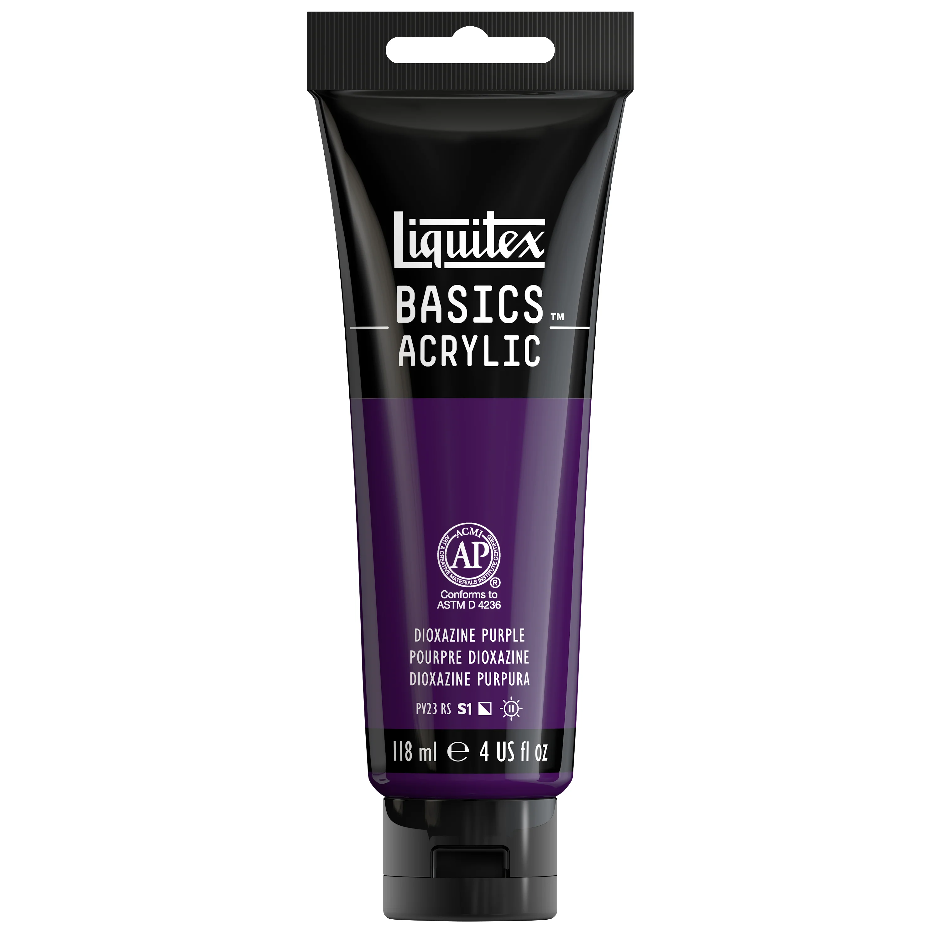 Basics Acrylic Color - Dioxazine Purple - Image 3
