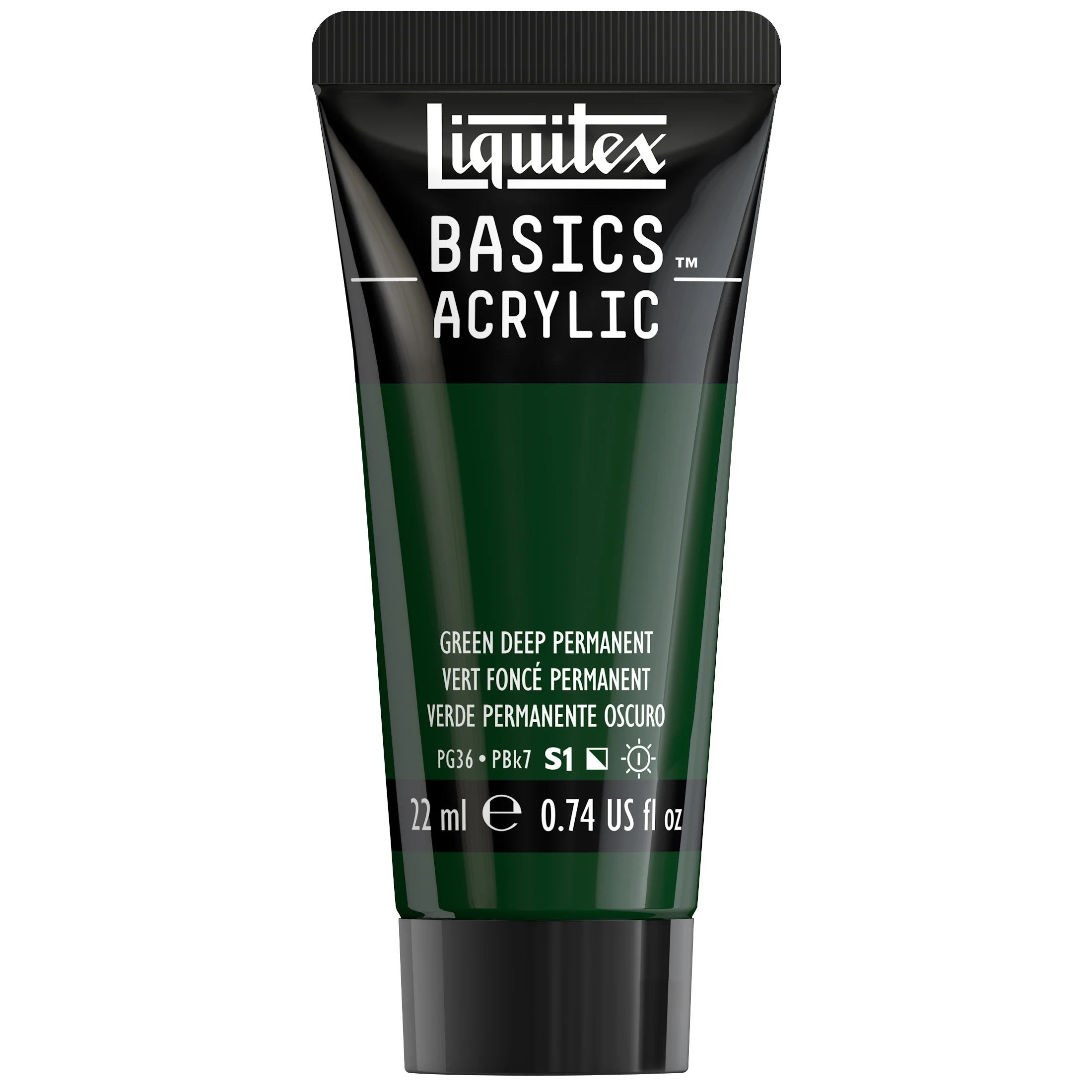 Basics Acrylic Color - Green Deep Permanent - Image 2