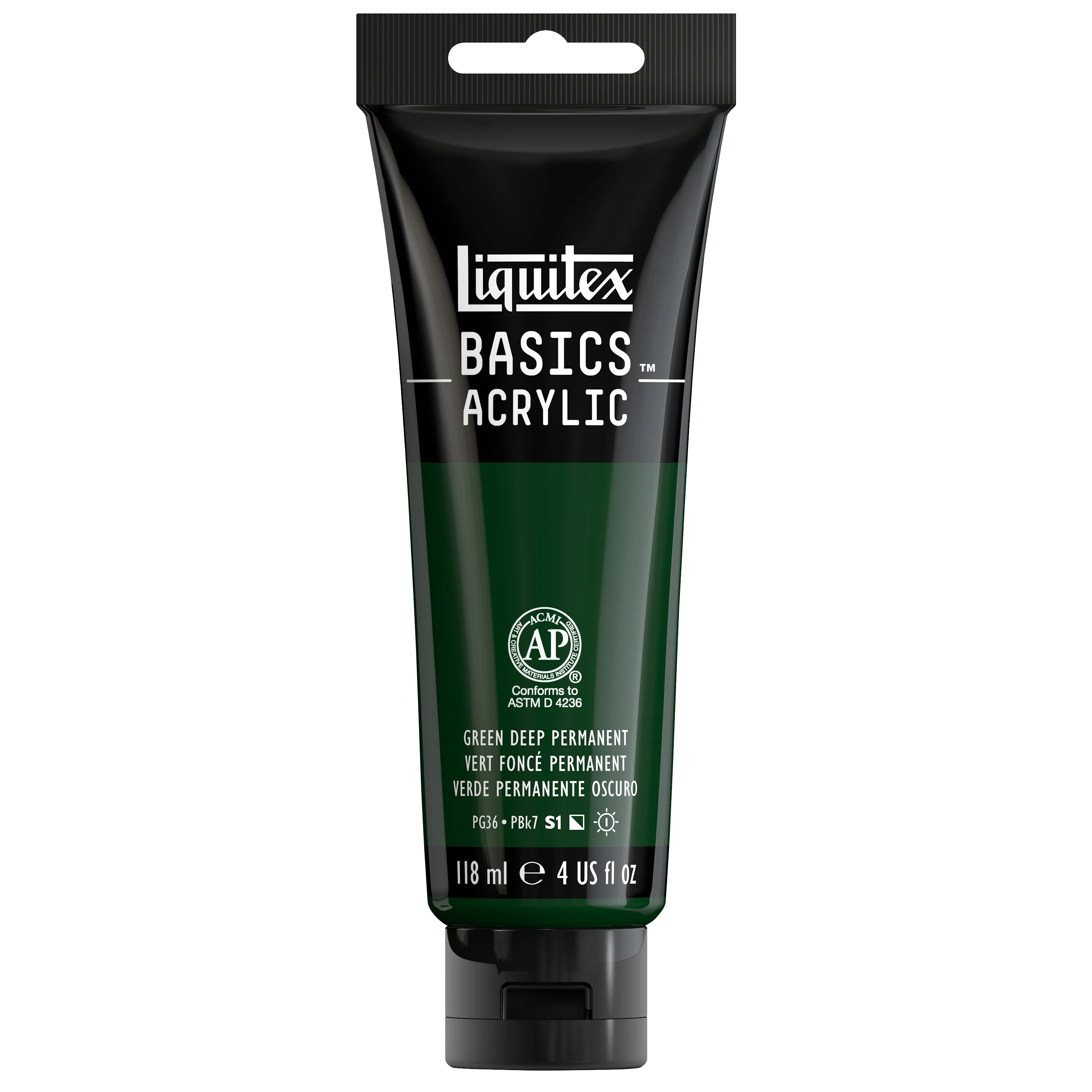 Basics Acrylic Color - Green Deep Permanent - Image 3