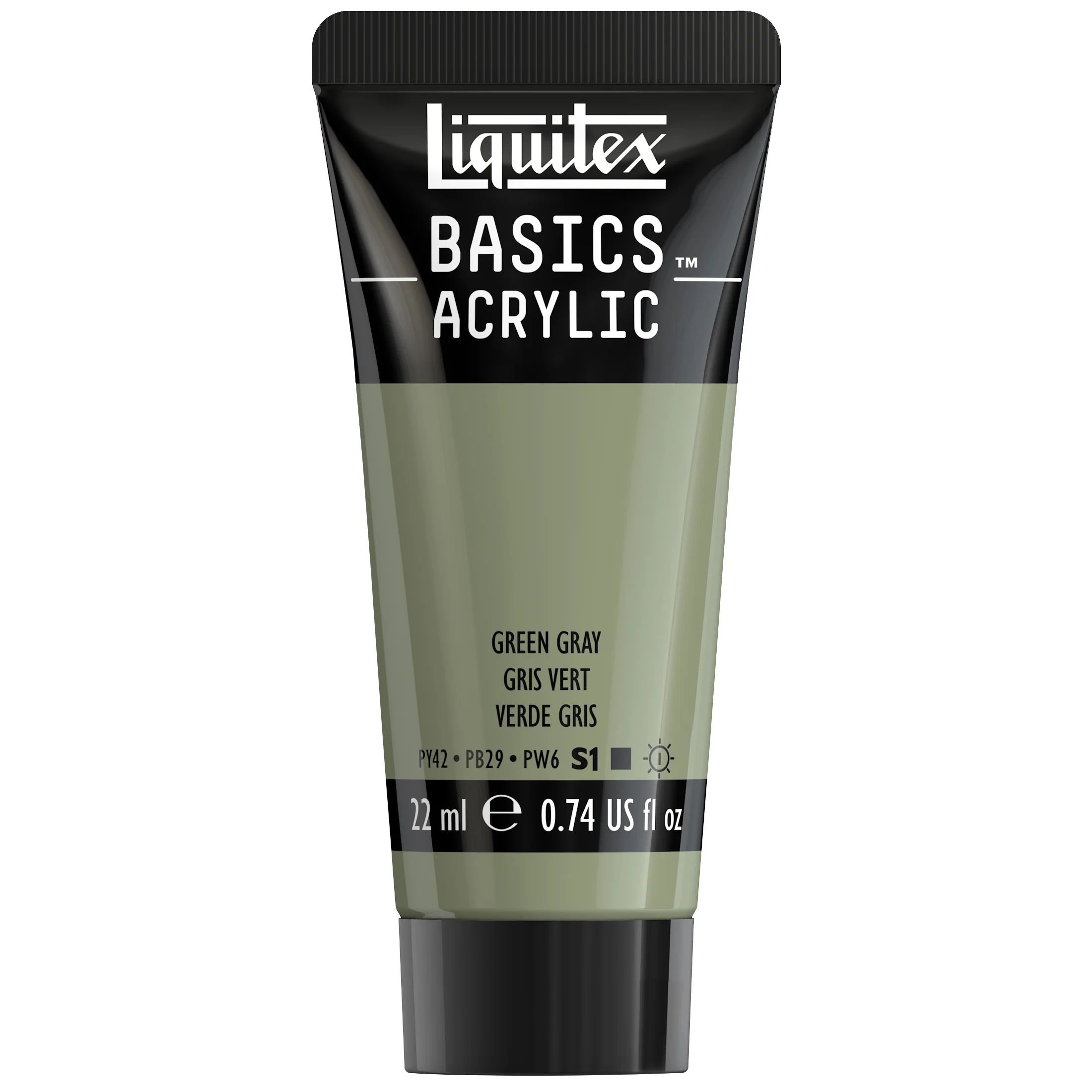 Basics Acrylic Color - Green Gray - Image 2