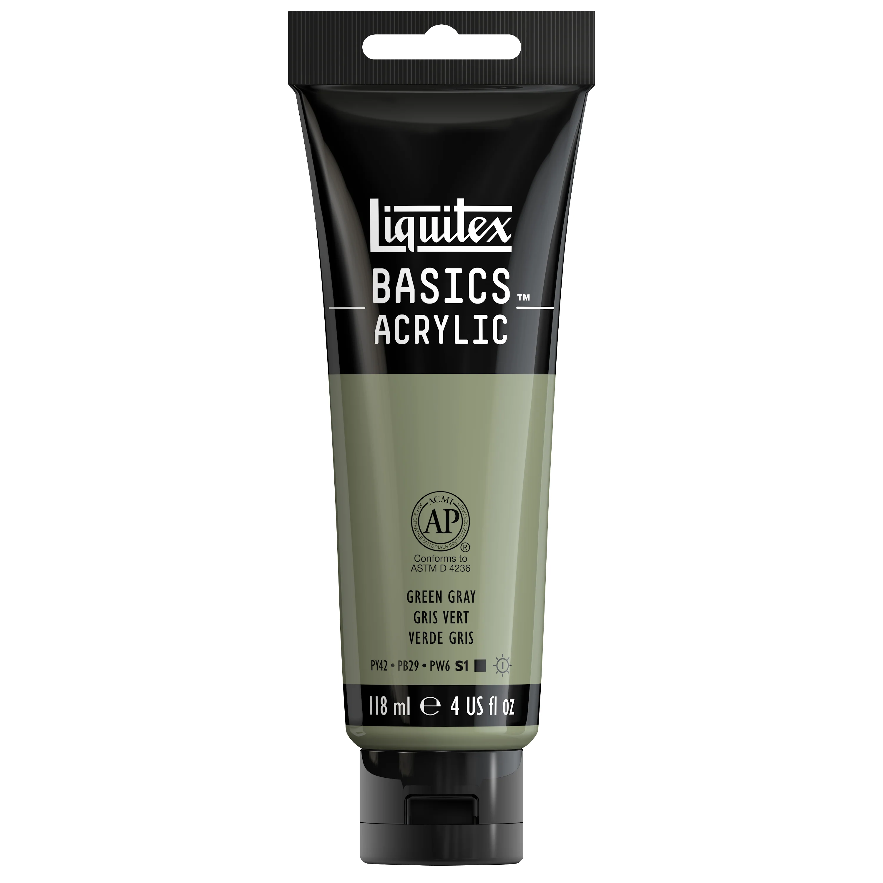 Basics Acrylic Color - Green Gray - Image 3