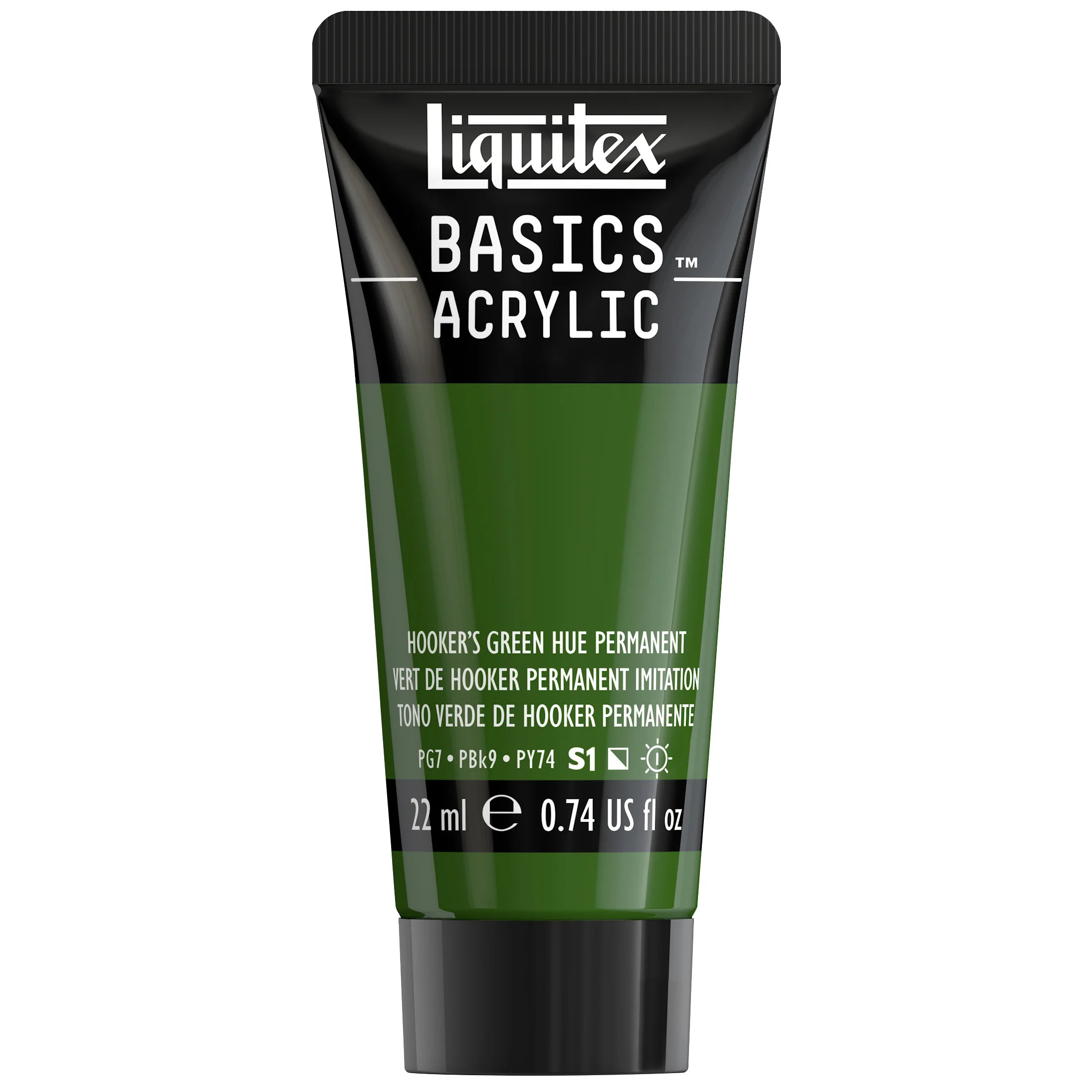Basics Acrylic Color - Hooker’s Green Hue Permanent - Image 2