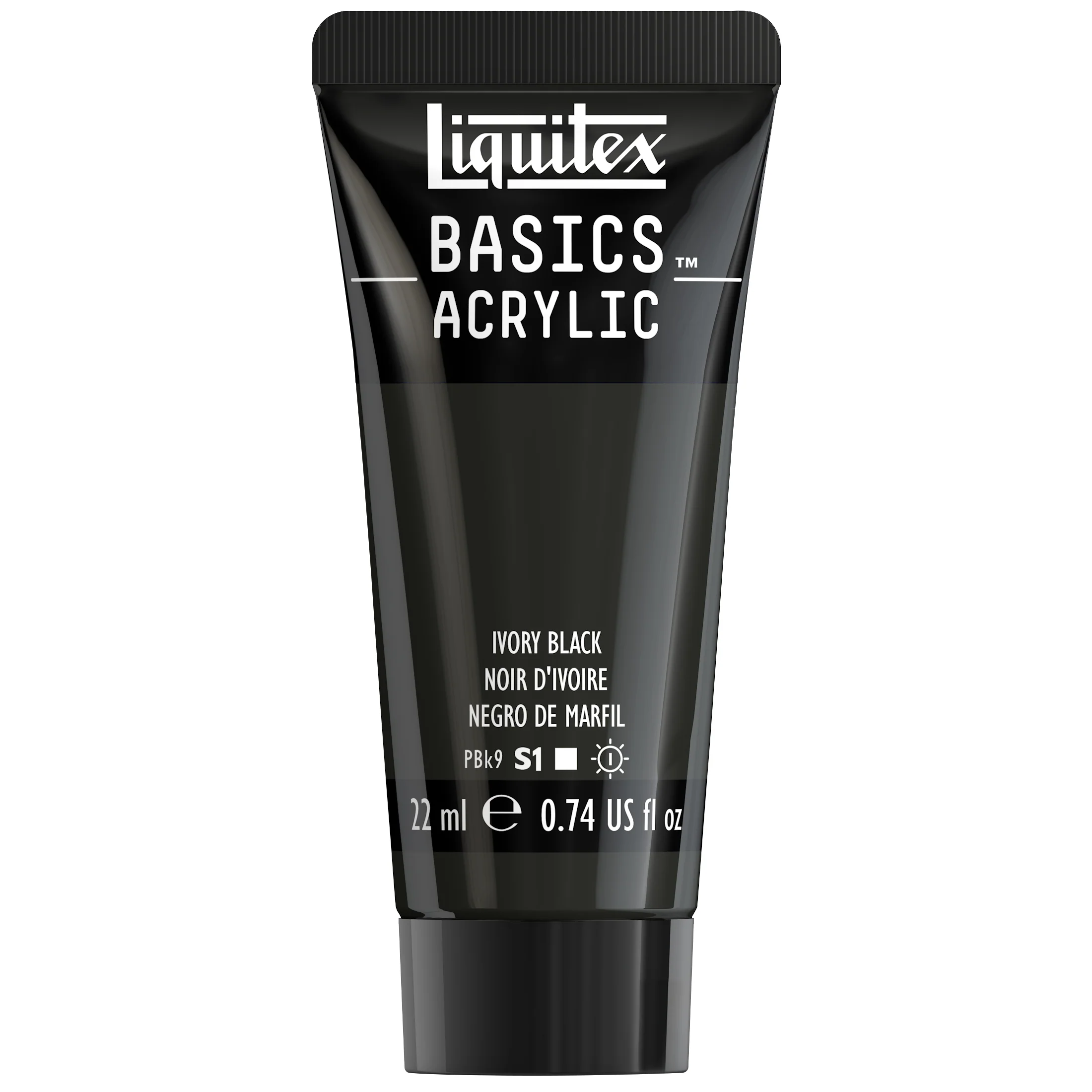 Basics Acrylic Color - Ivory Black - Image 2