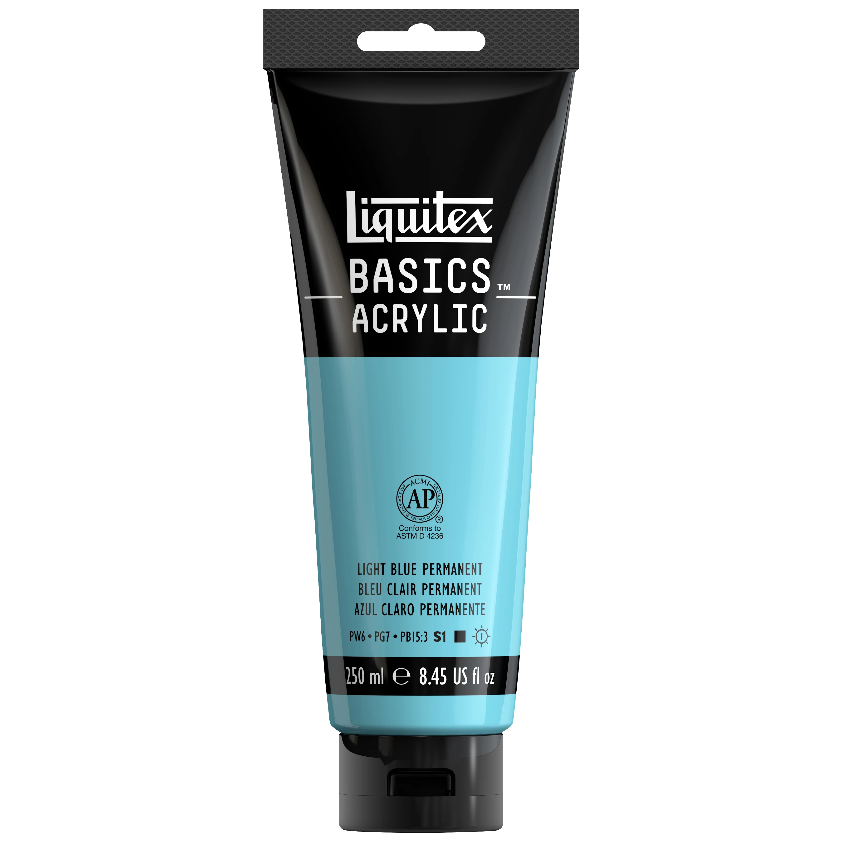 Basics Acrylic Color - Light Blue Permanent - Image 4