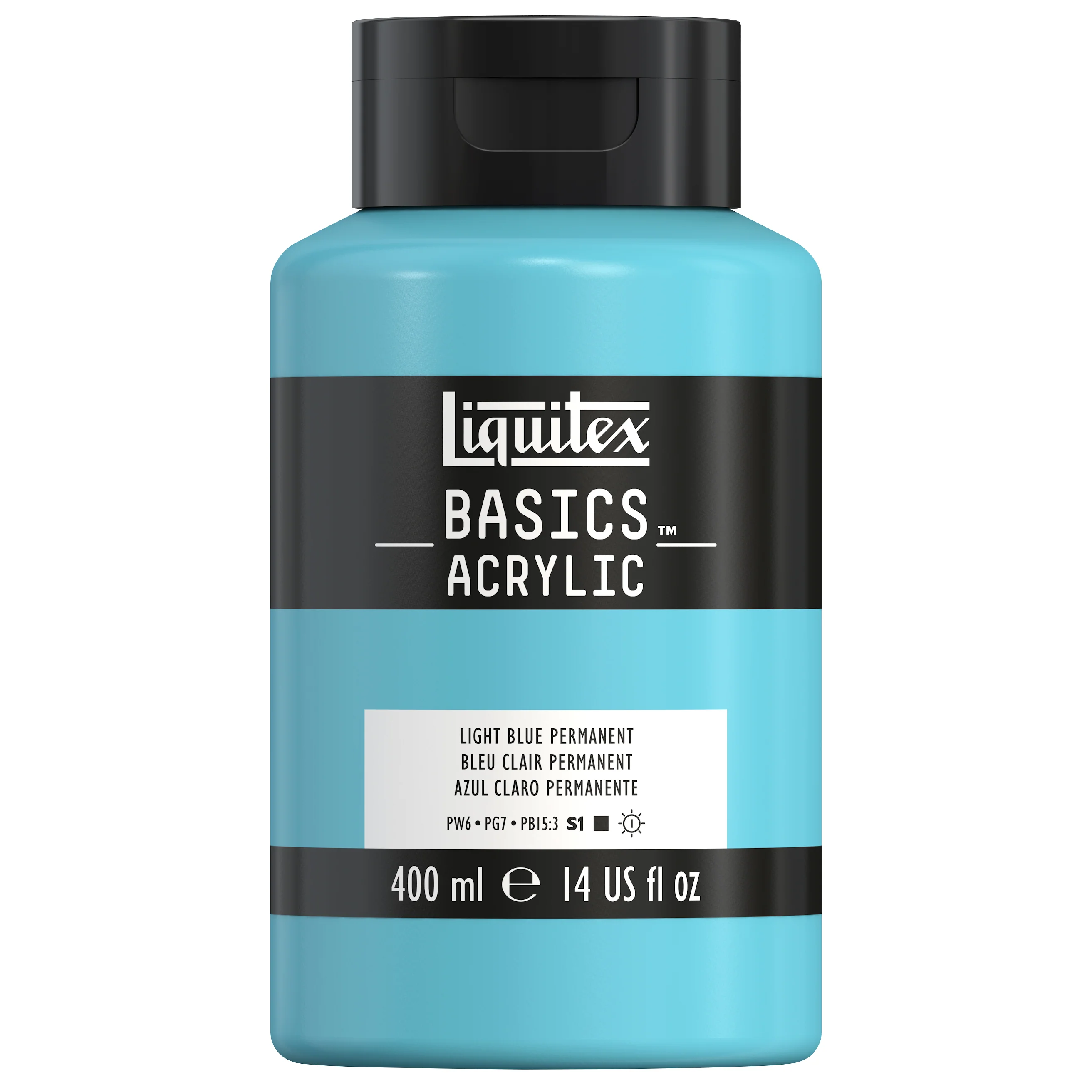 Basics Acrylic Color - Light Blue Permanent - Image 5
