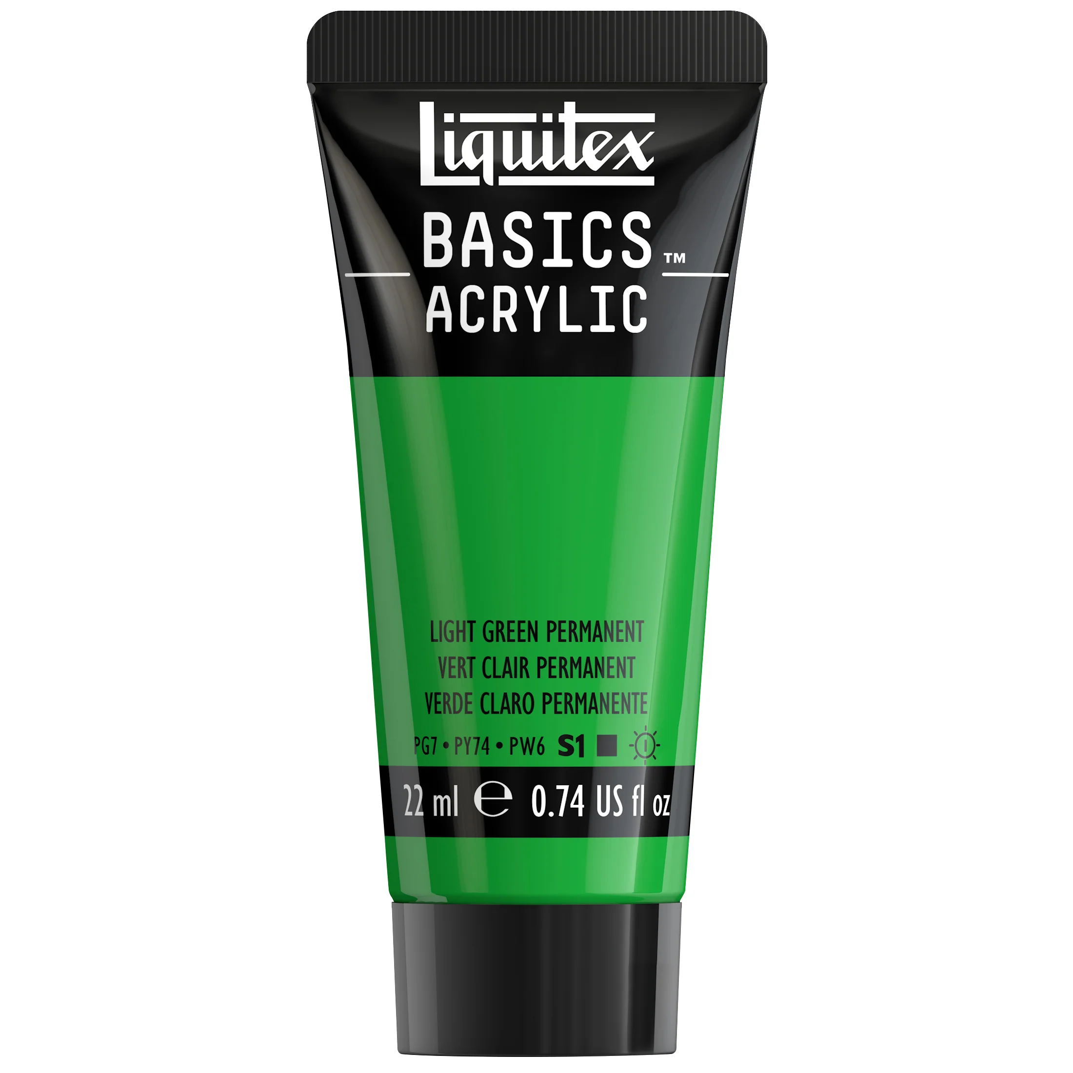 Basics Acrylic Color - Light Green Permanent - Image 2