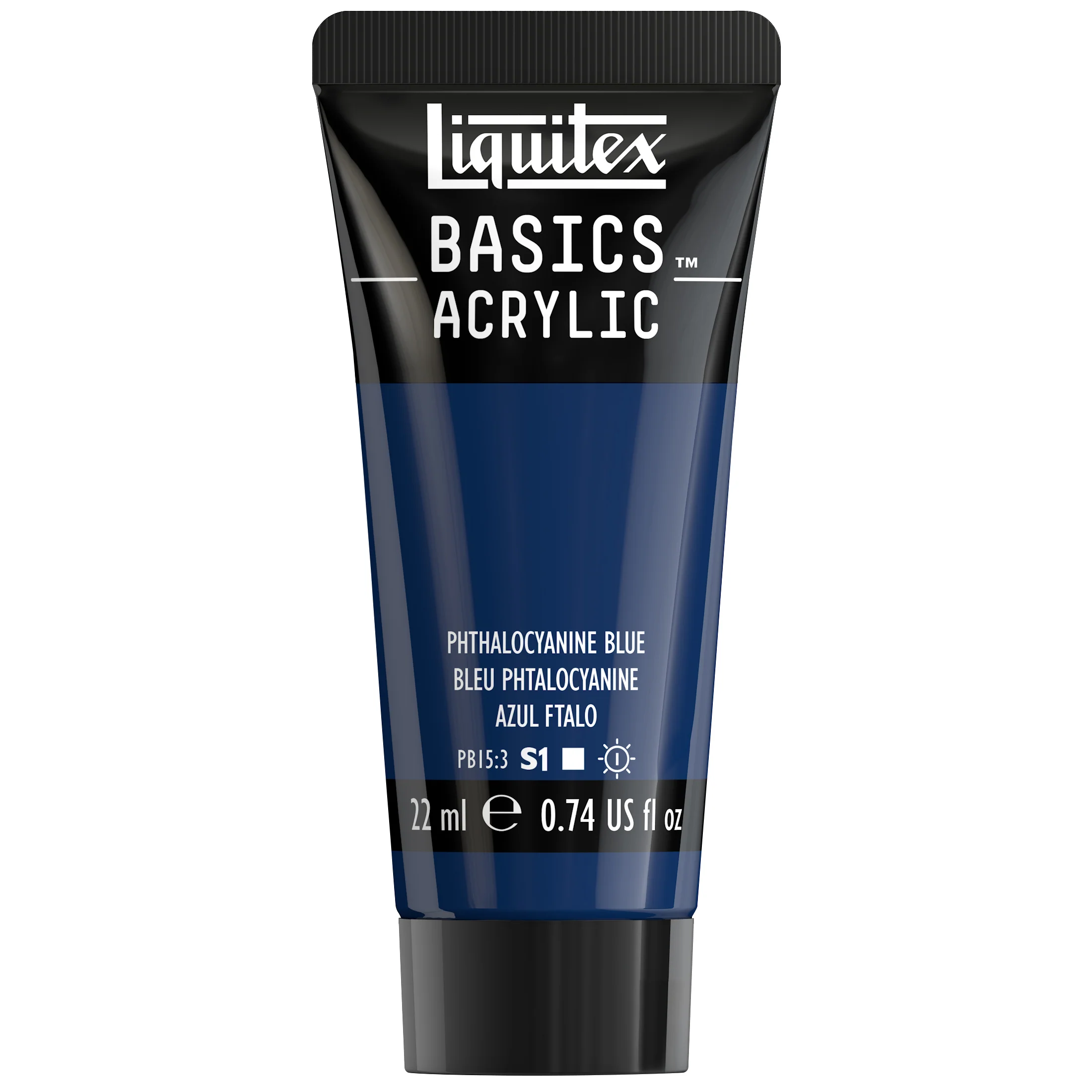 Basics Acrylic Color - Phthalocyanine Blue - Image 2