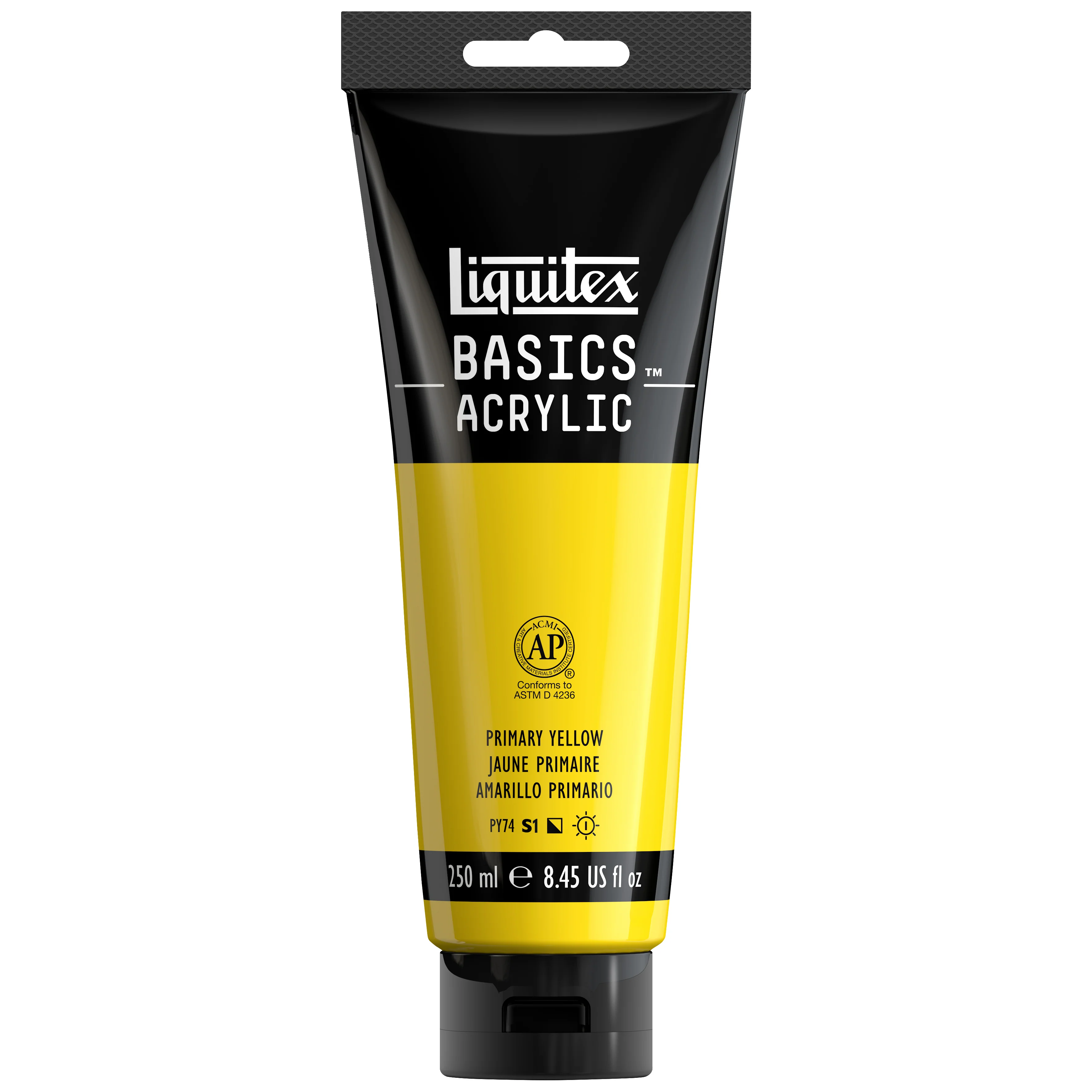 Basics Acrylic Color - Primary Yellow - Image 4
