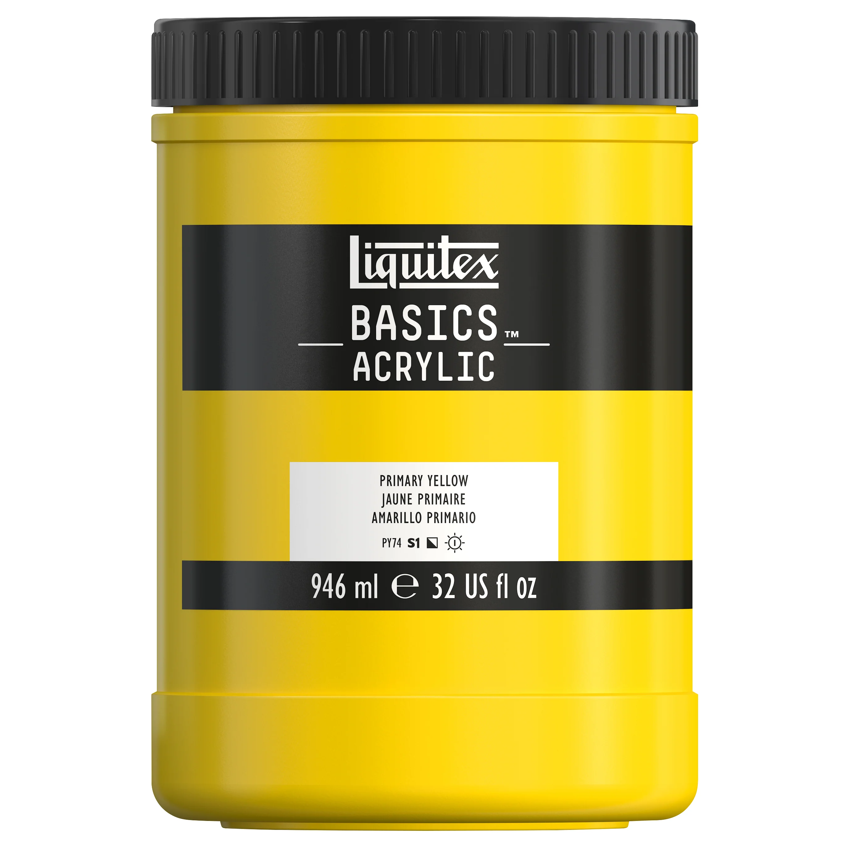Basics Acrylic Color - Primary Yellow - Image 6