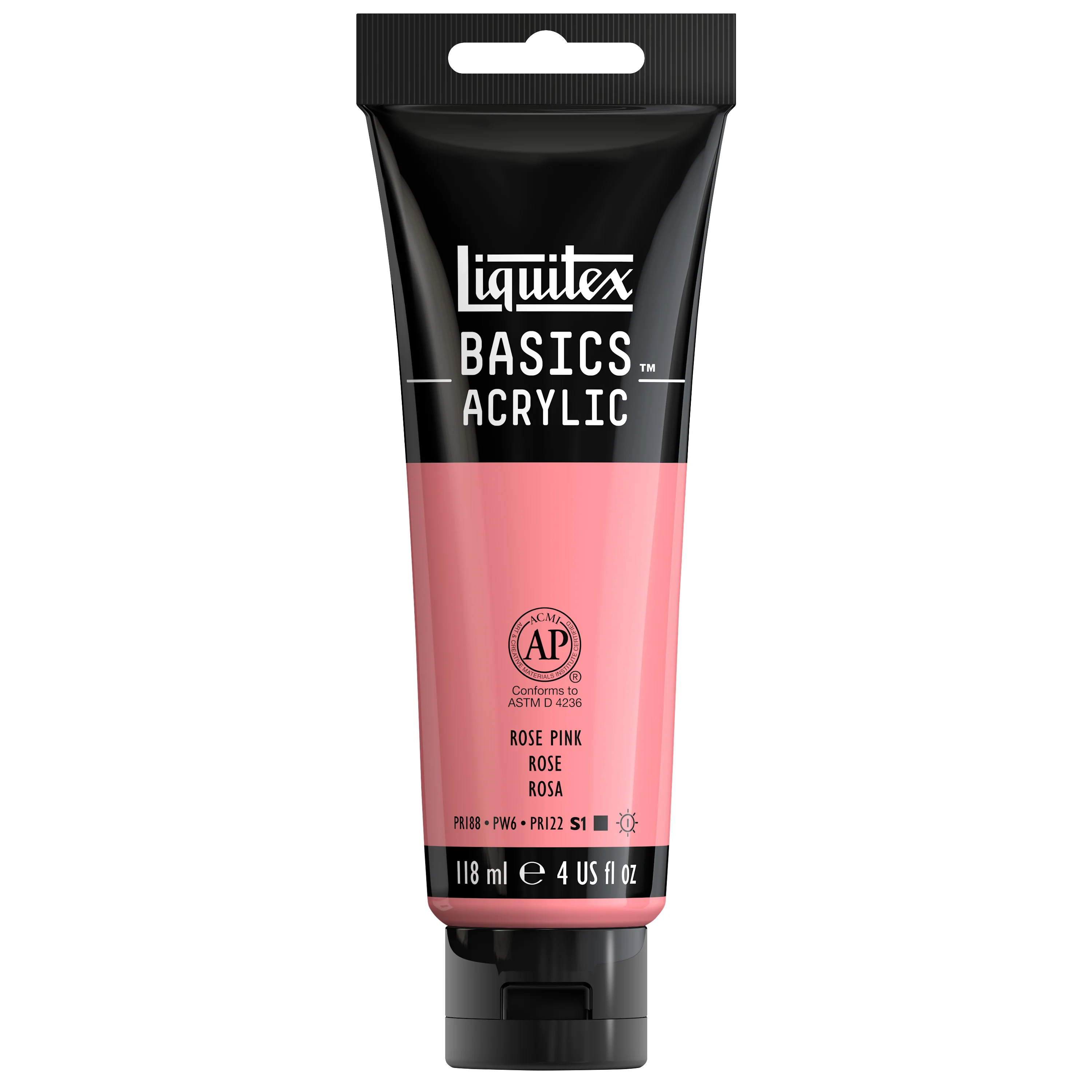 Basics Acrylic Color - Rose Pink - Image 3
