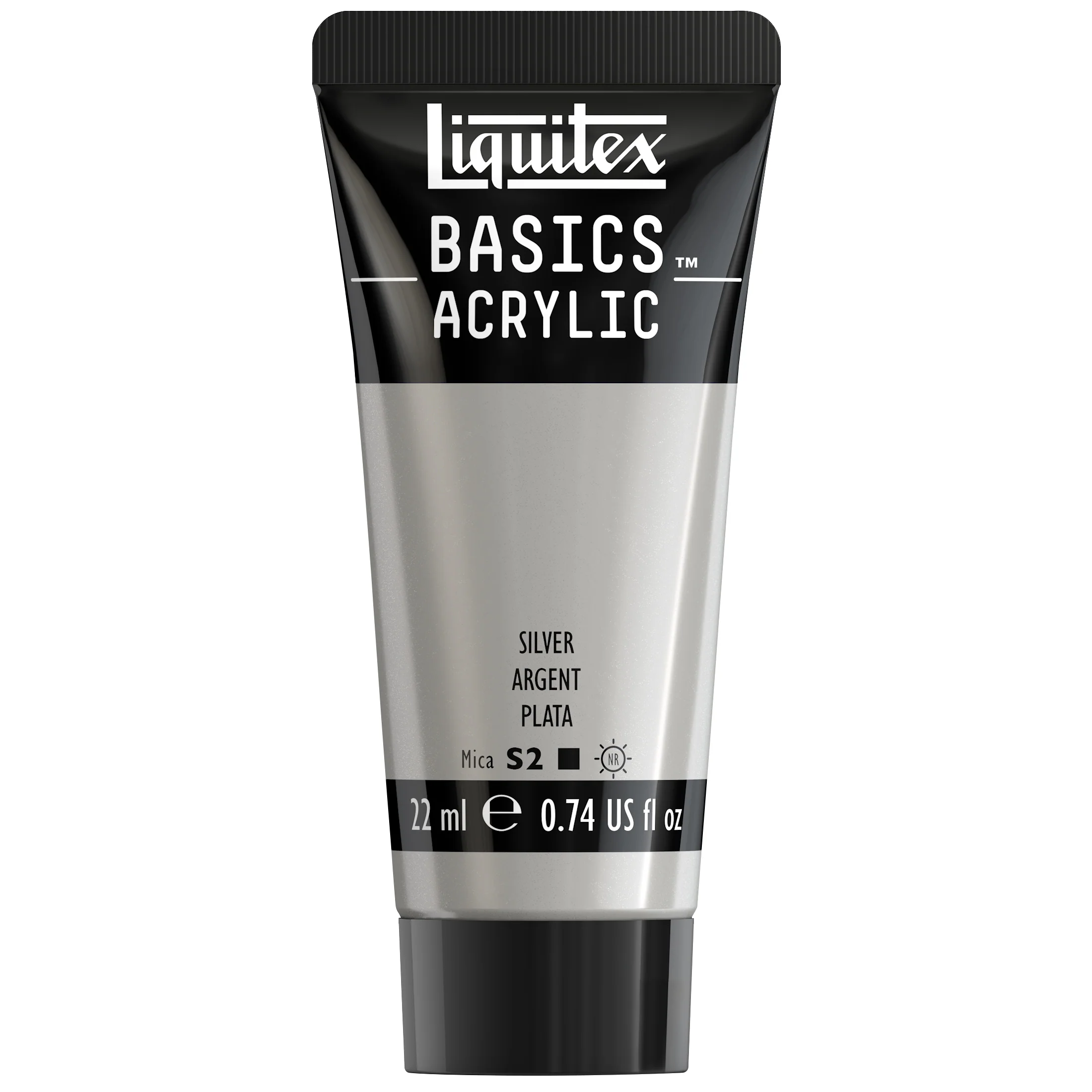 Basics Acrylic Color - Silver - Image 2