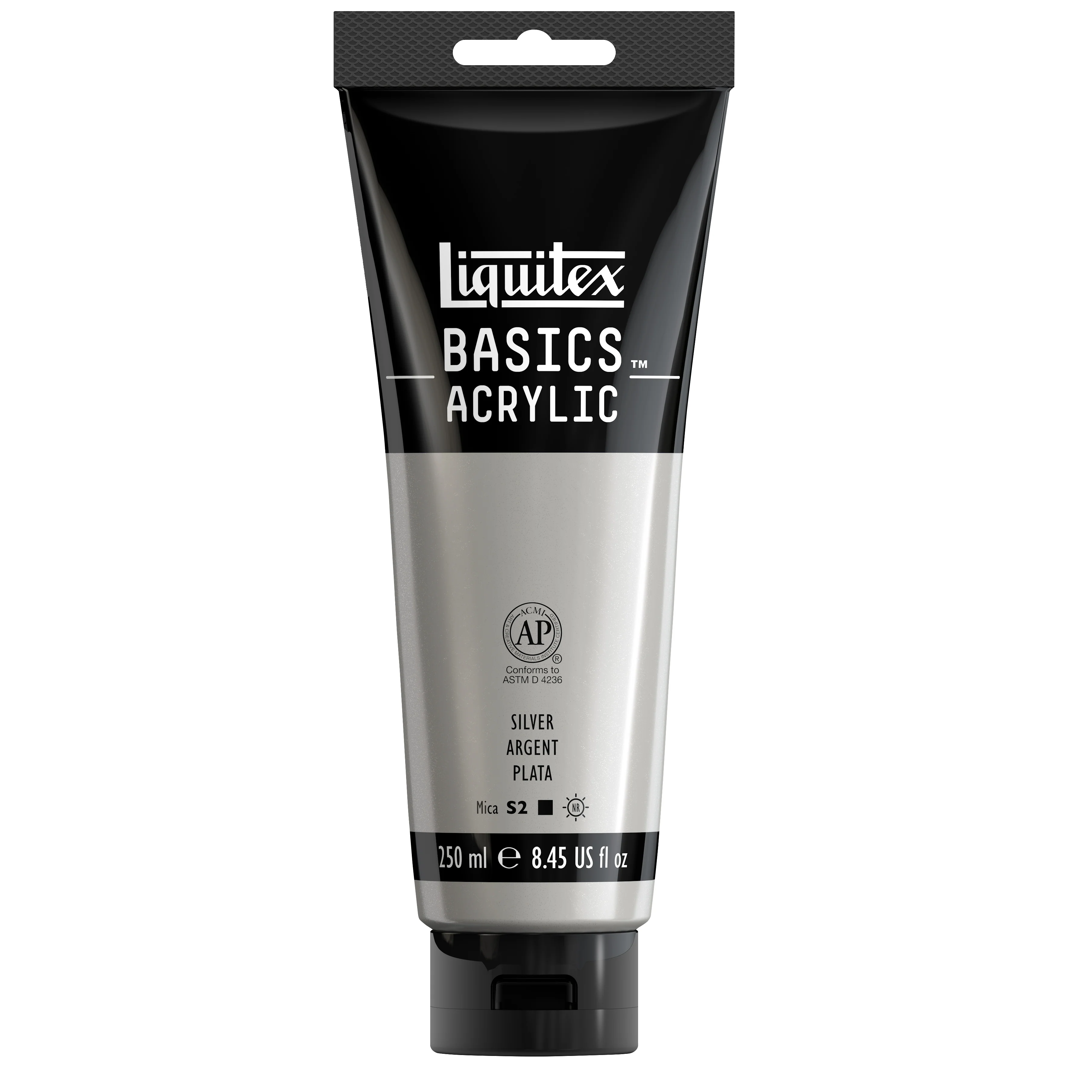 Basics Acrylic Color - Silver - Image 4