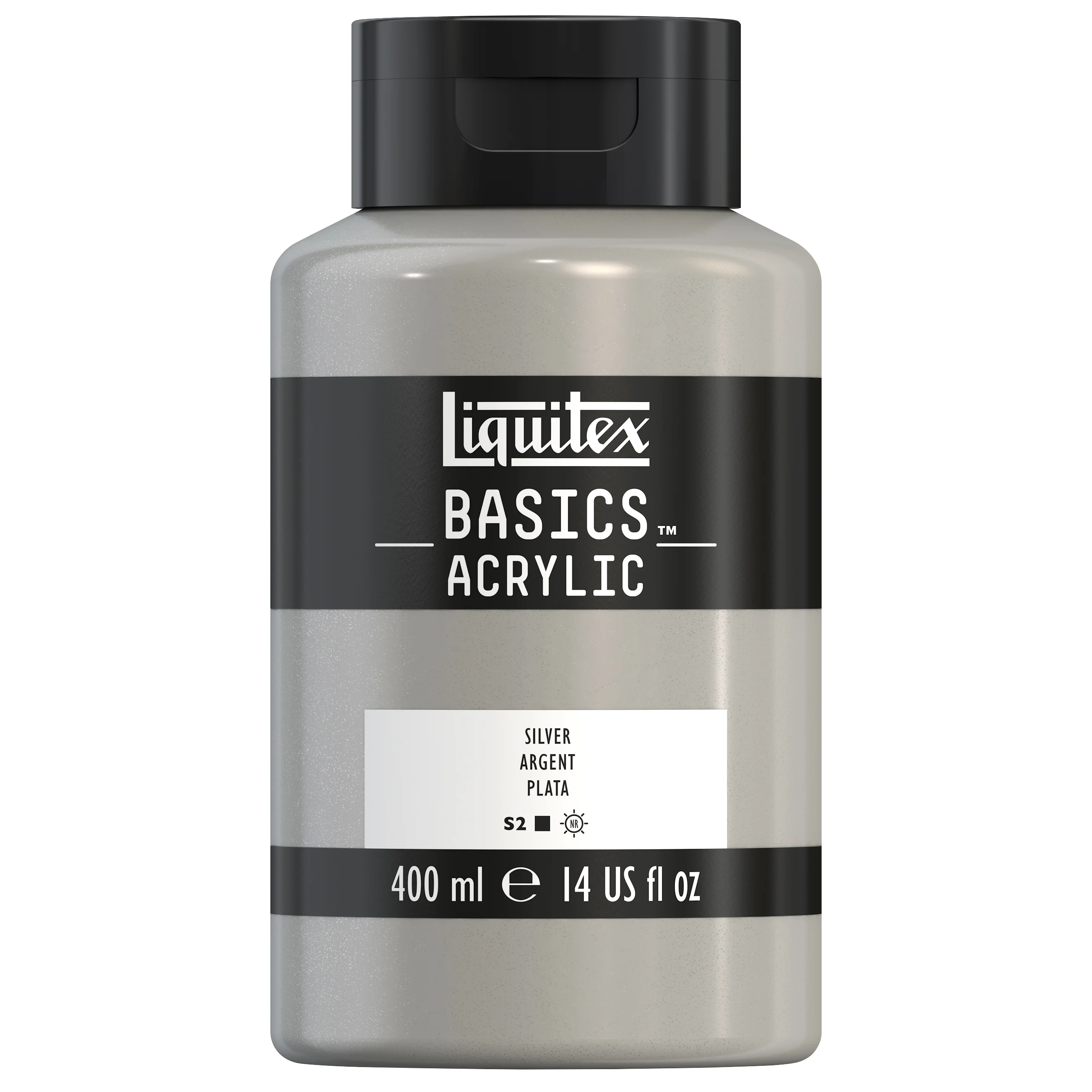 Basics Acrylic Color - Silver - Image 5