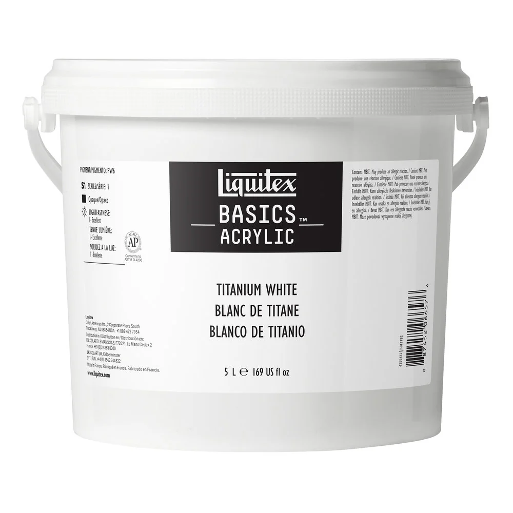 Basics Acrylic Color - Titanium White - Image 10