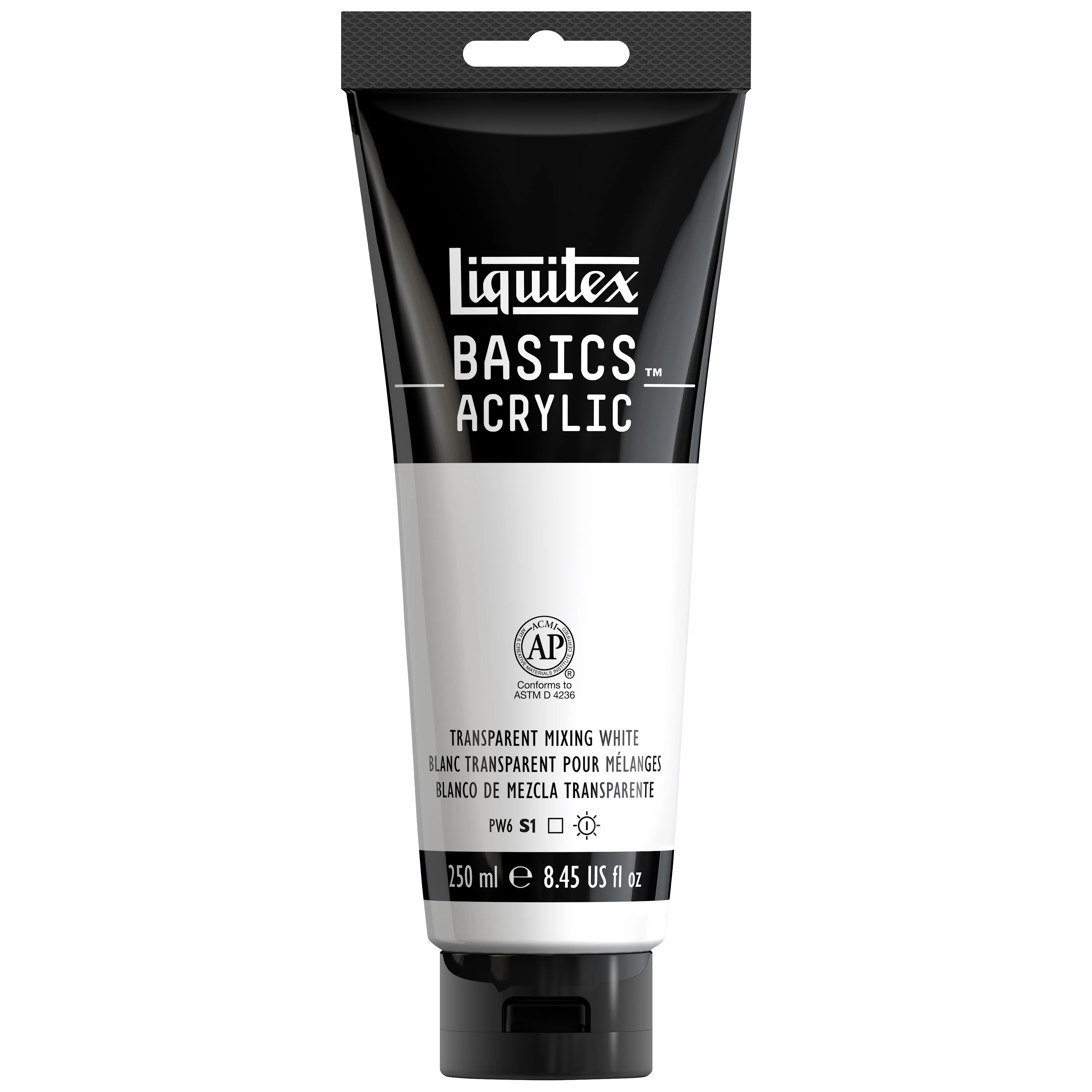 Basics Acrylic Color - Transparent Mixing White - Image 4