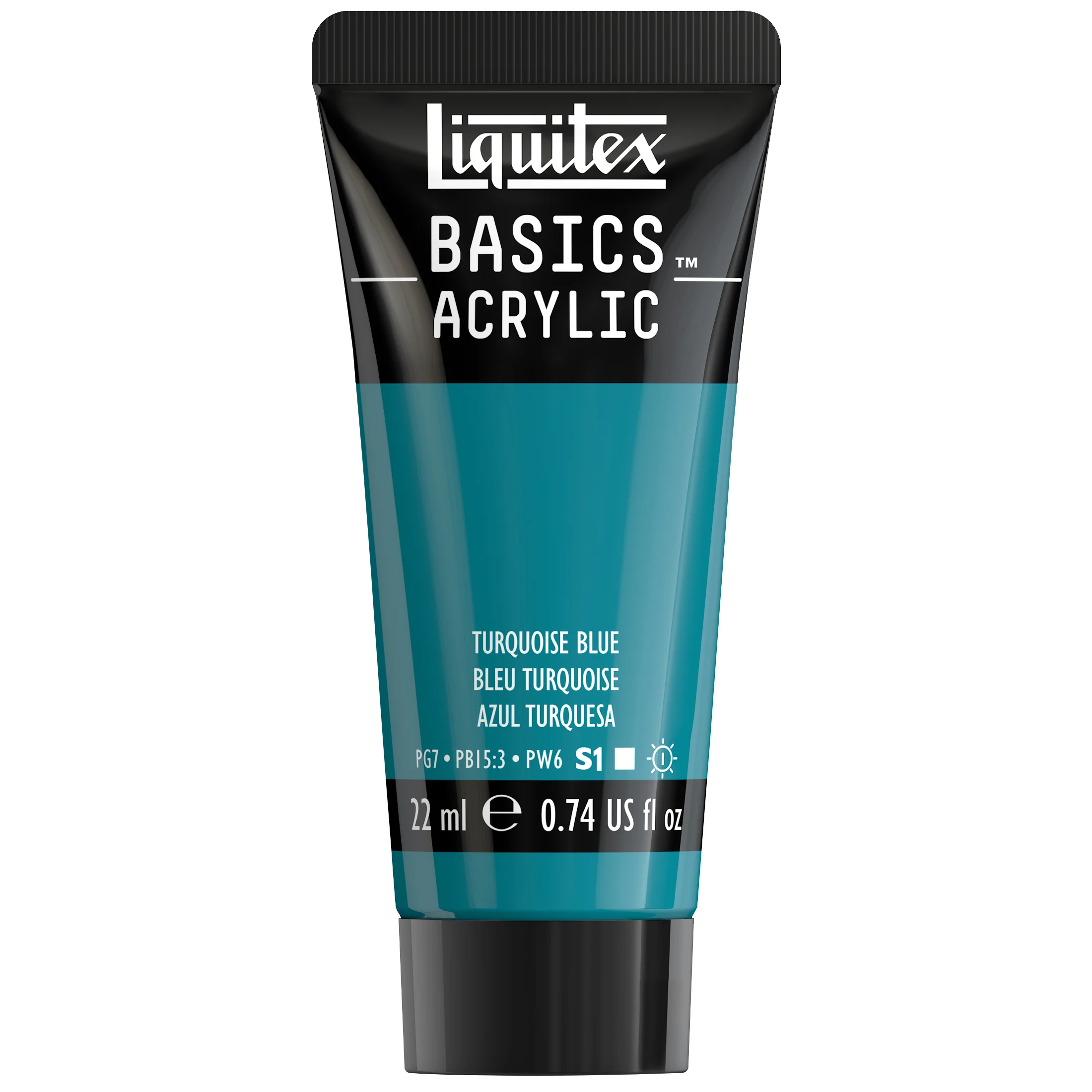 Basics Acrylic Color - Turquoise Blue - Image 2