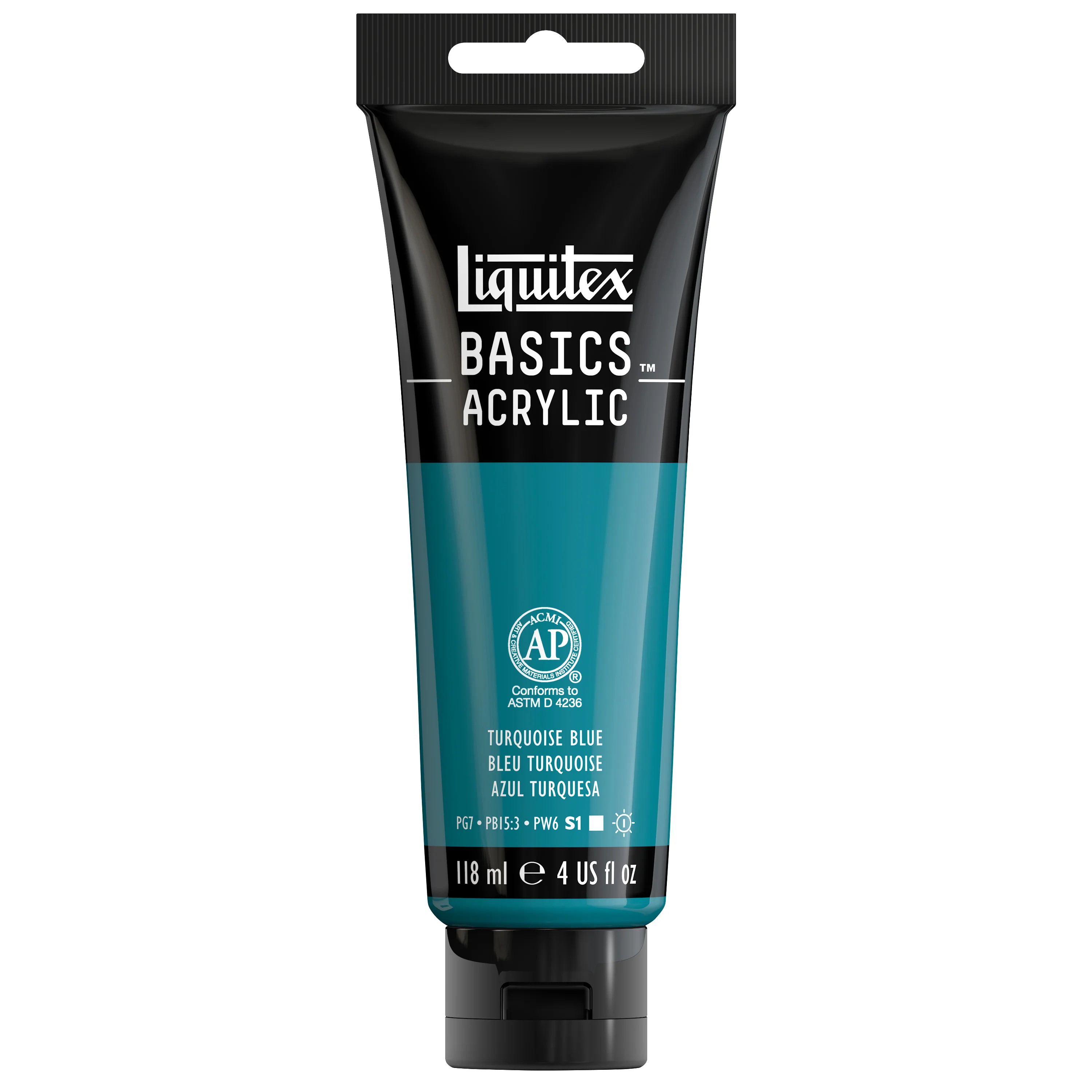 Basics Acrylic Color - Turquoise Blue - Image 3