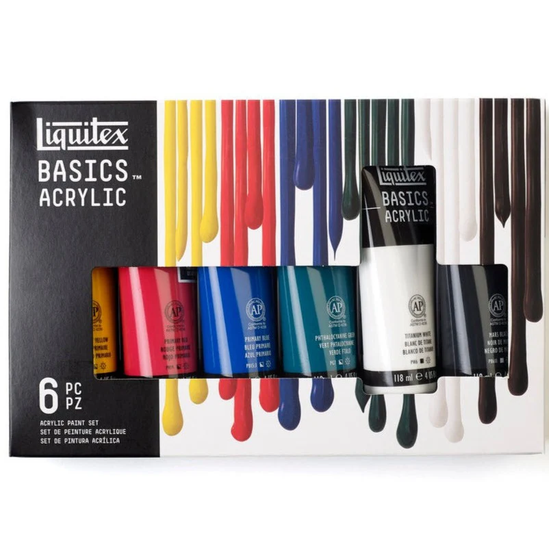 Basics Acrylic Starter Set - 6x118ml