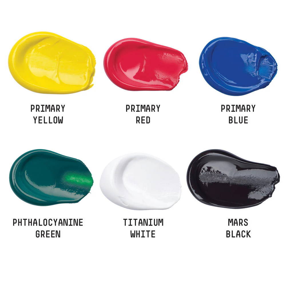 Basics Acrylic Starter Set - 6x118ml - Image 2