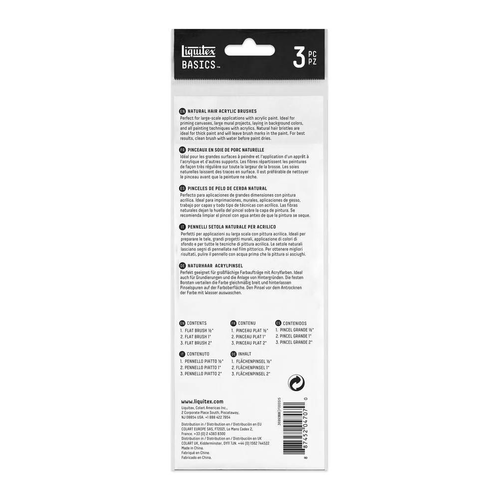 Basics Brush Natural Hair Set - 3 Pack - Image 4
