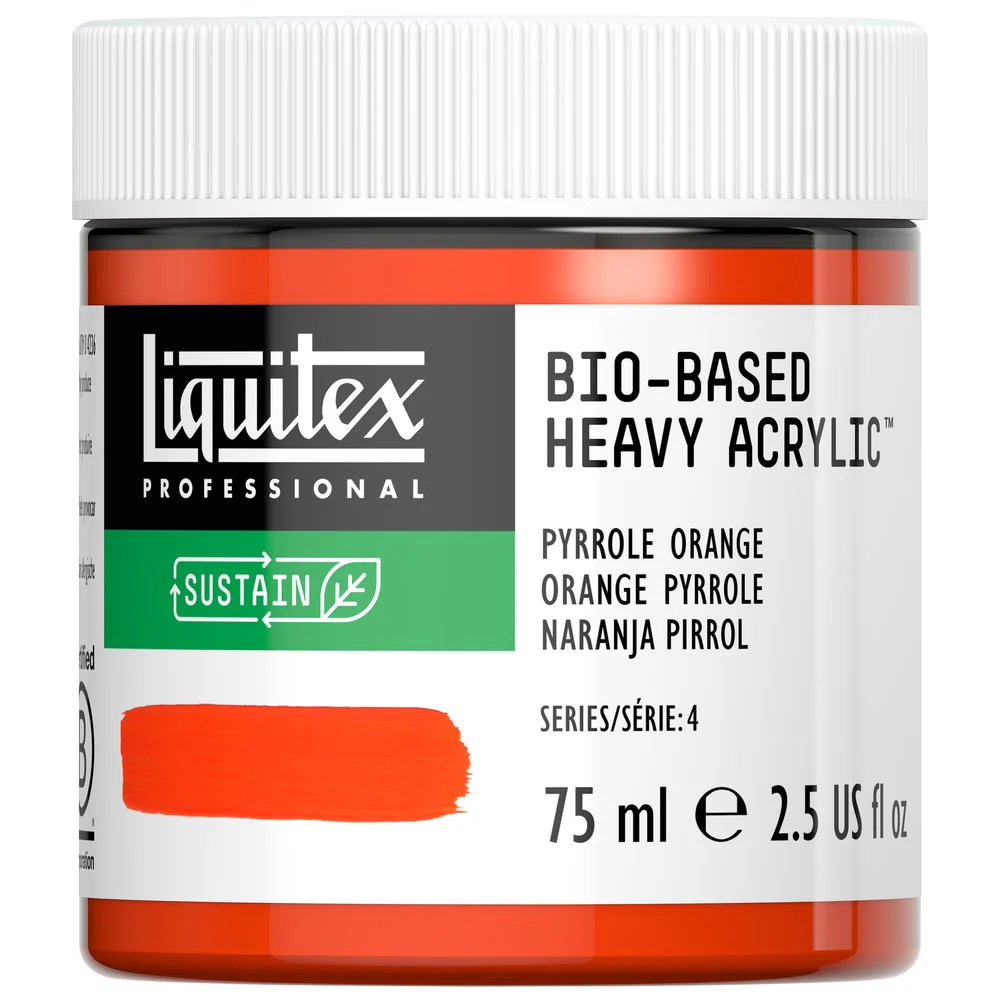 Bio-based Heavy Acrylic - Pyrrole Orange - Universal - Image 2