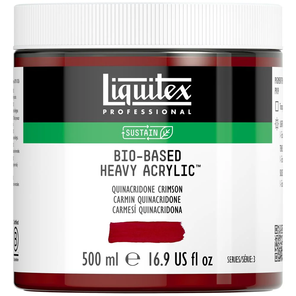 Bio-based Heavy Acrylic - Quinacridone Crimson - Universal - Image 3