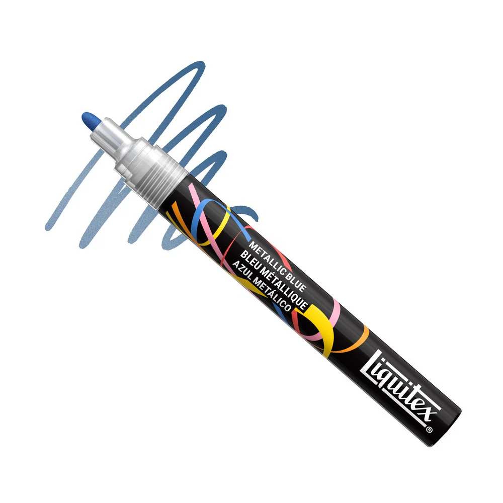 Liquitex Marker - Metallic Blue - Image 2