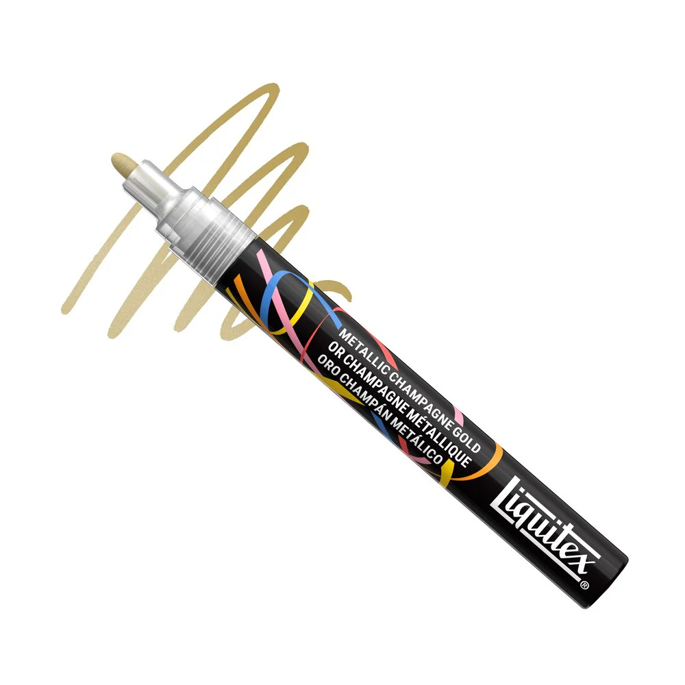 Liquitex Marker - Metallic Champagne Gold - Image 2