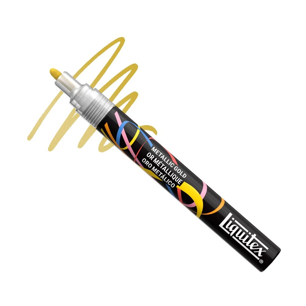 Liquitex Marker - Metallic Gold - Image 2