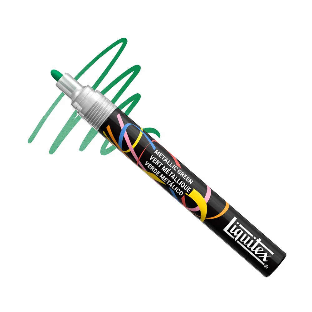 Liquitex Marker - Metallic Green - Image 2