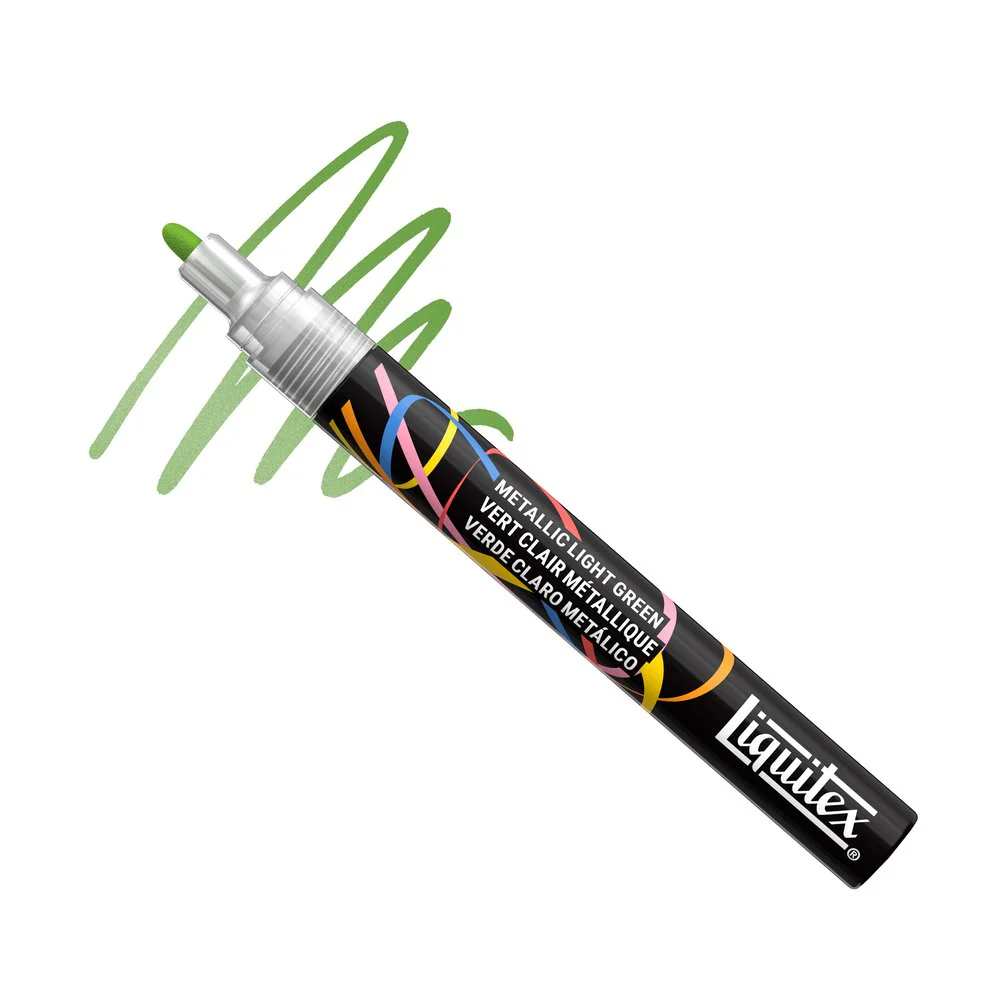 Liquitex Marker - Metallic Light Green - Image 2